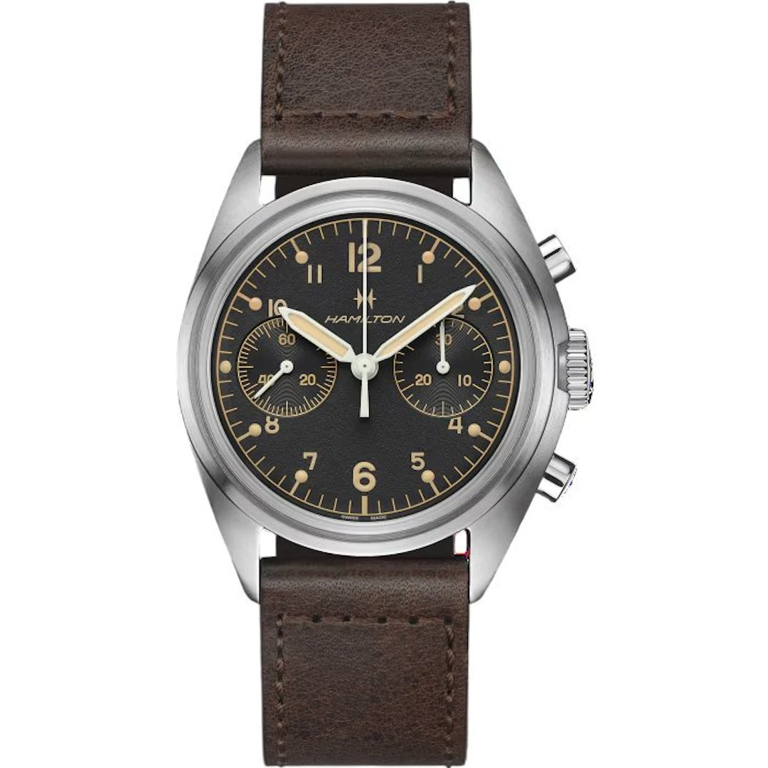 Hamilton - Khaki Aviation Pilot Pioneer Mechanical Chrono...