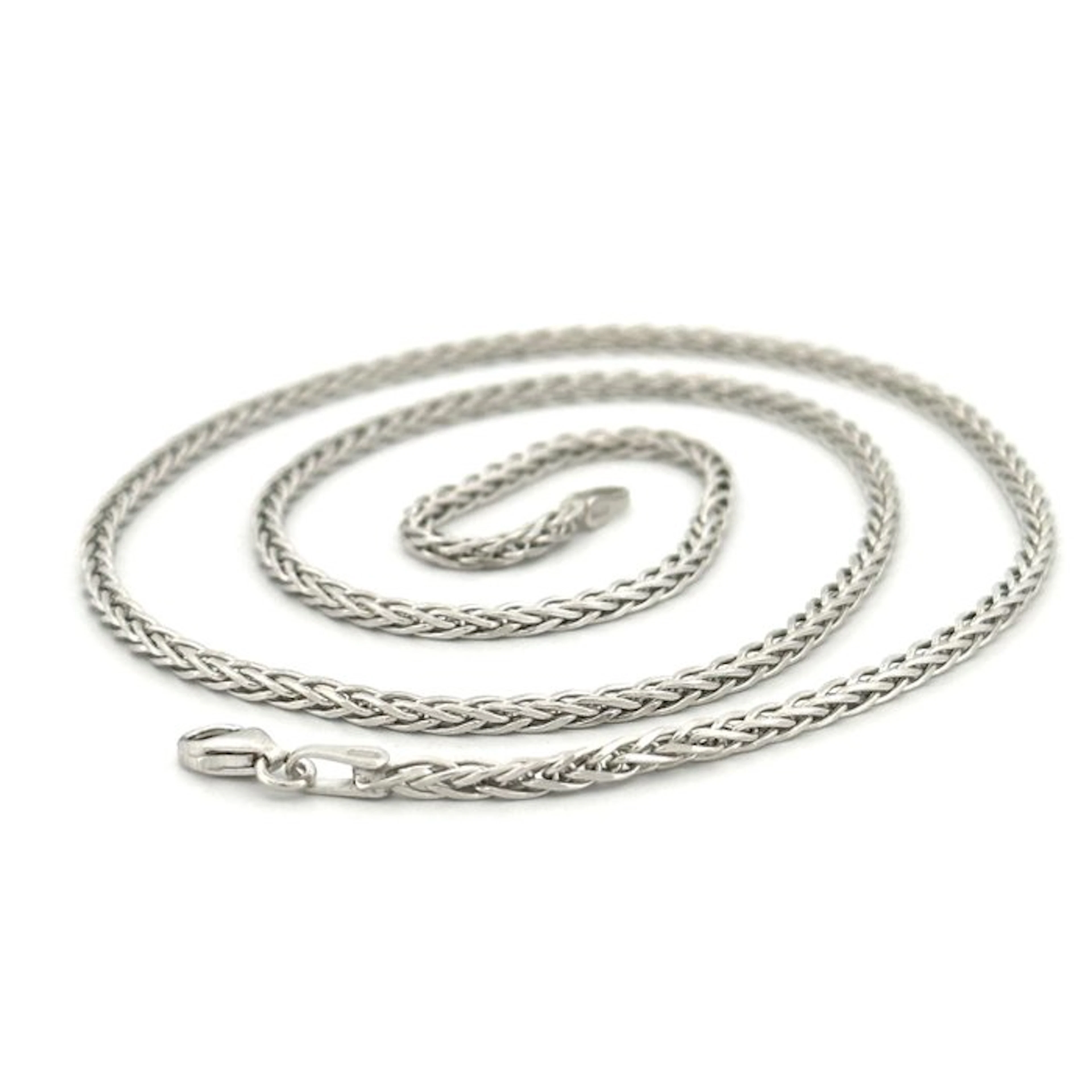 Necklace - 18 kt. White gold - Snake - 50 cm