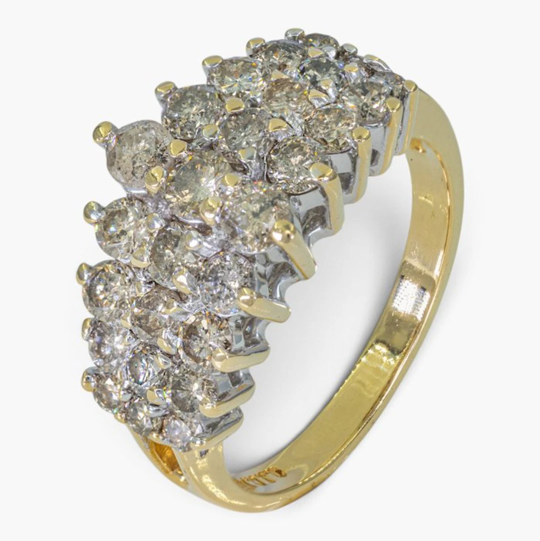 No reserve price - Ring - 14 kt