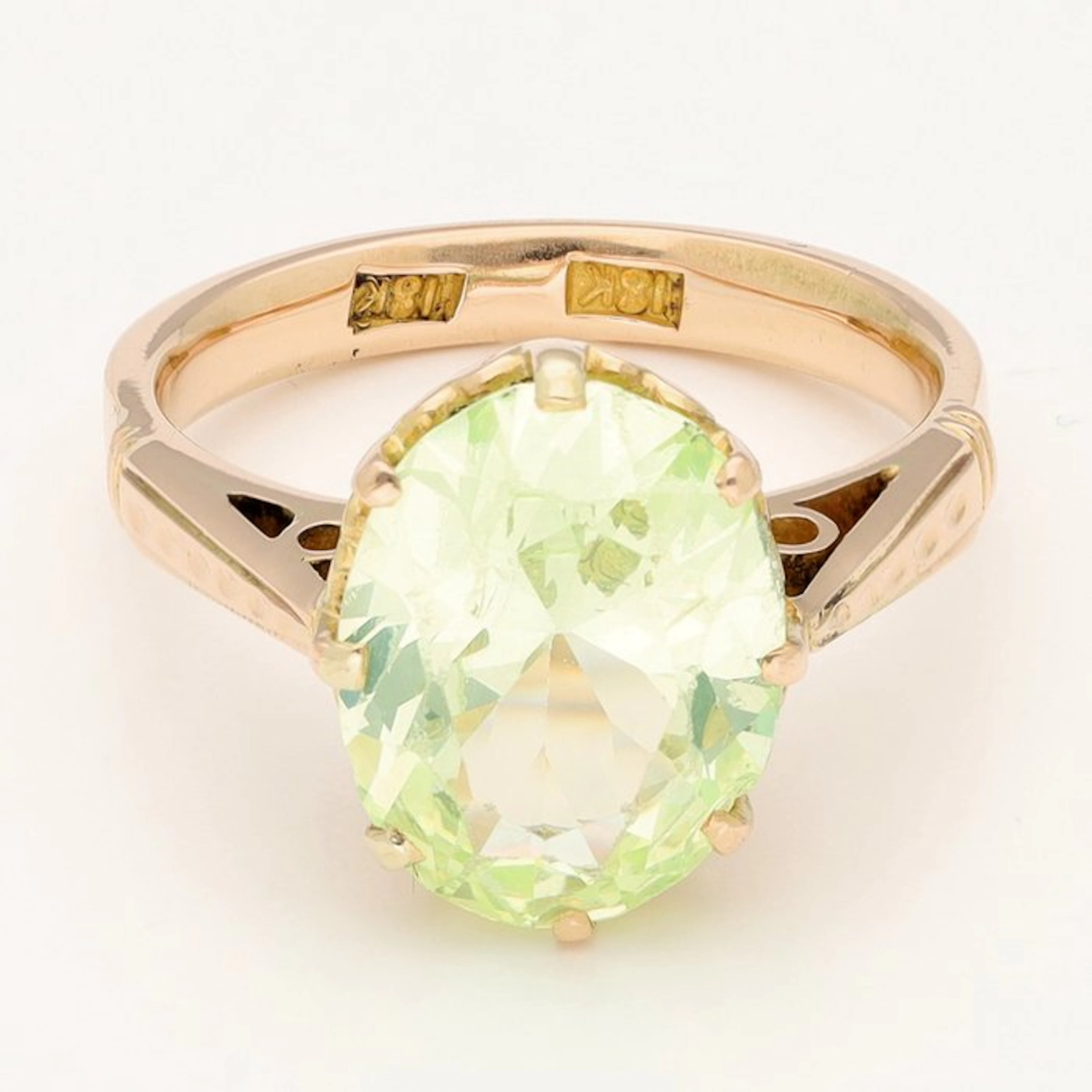 Ring - 14 kt. Rose gold - Spinel