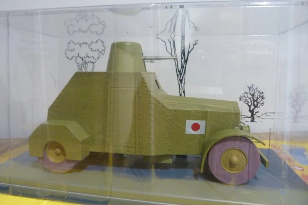 collection Hachette 1/24 - Model car - N°42 - L'Auto blindée - (Le Lotus Bleu)