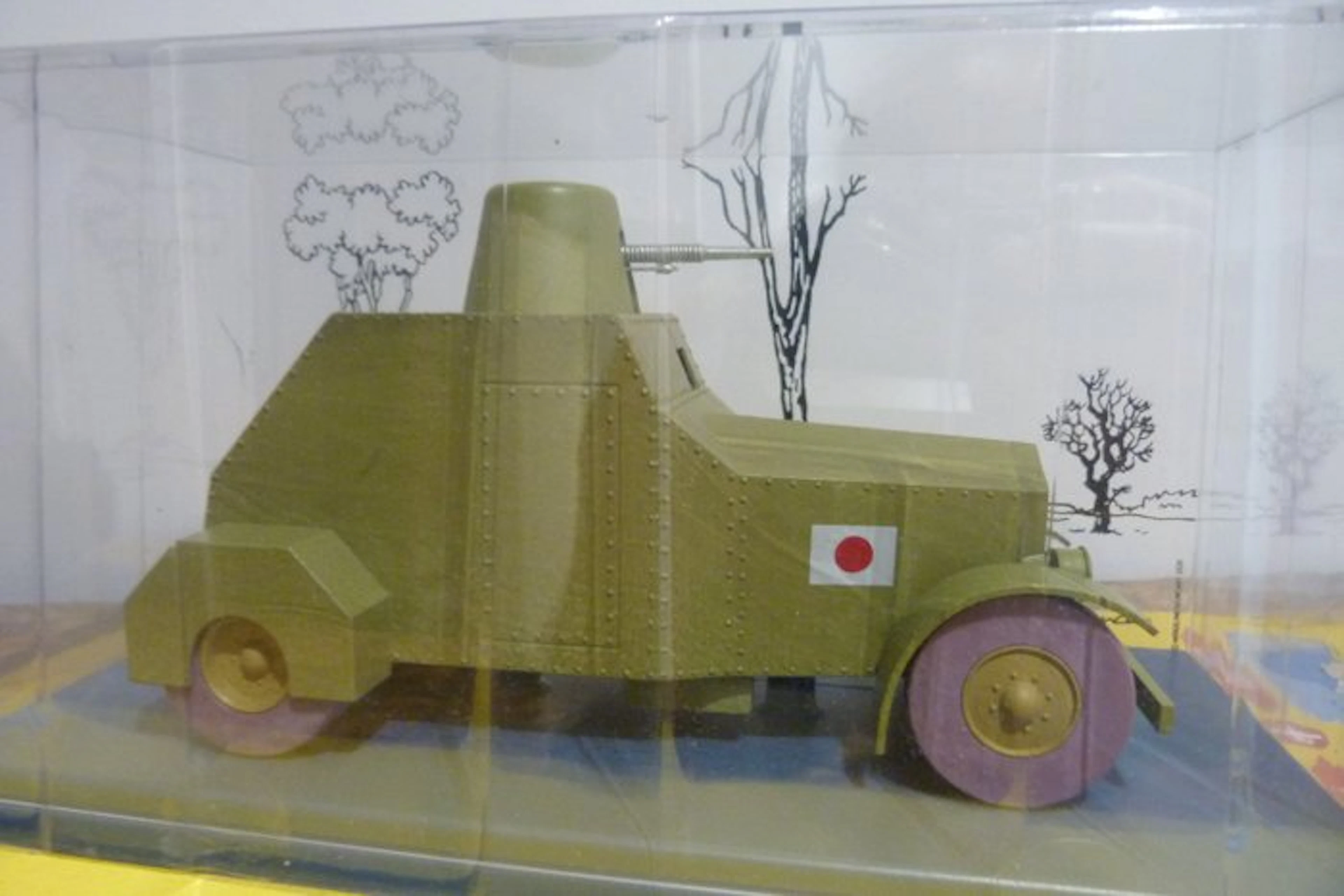 collection Hachette 1/24 - Model car - N°42 - L'Auto blindée - (Le Lotus Bleu)