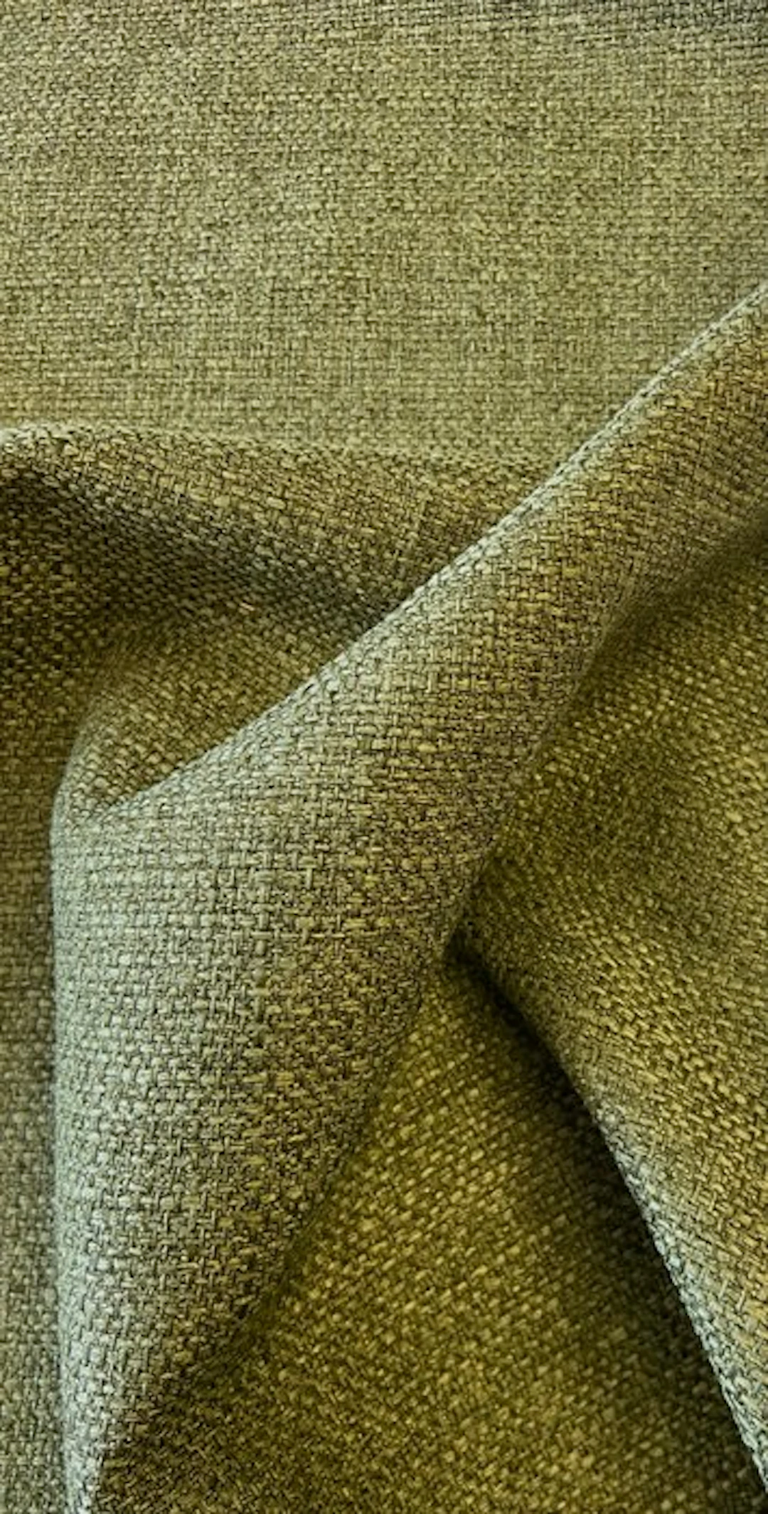 1747★ Fine marled olive green / moss fabric Made in Italy...