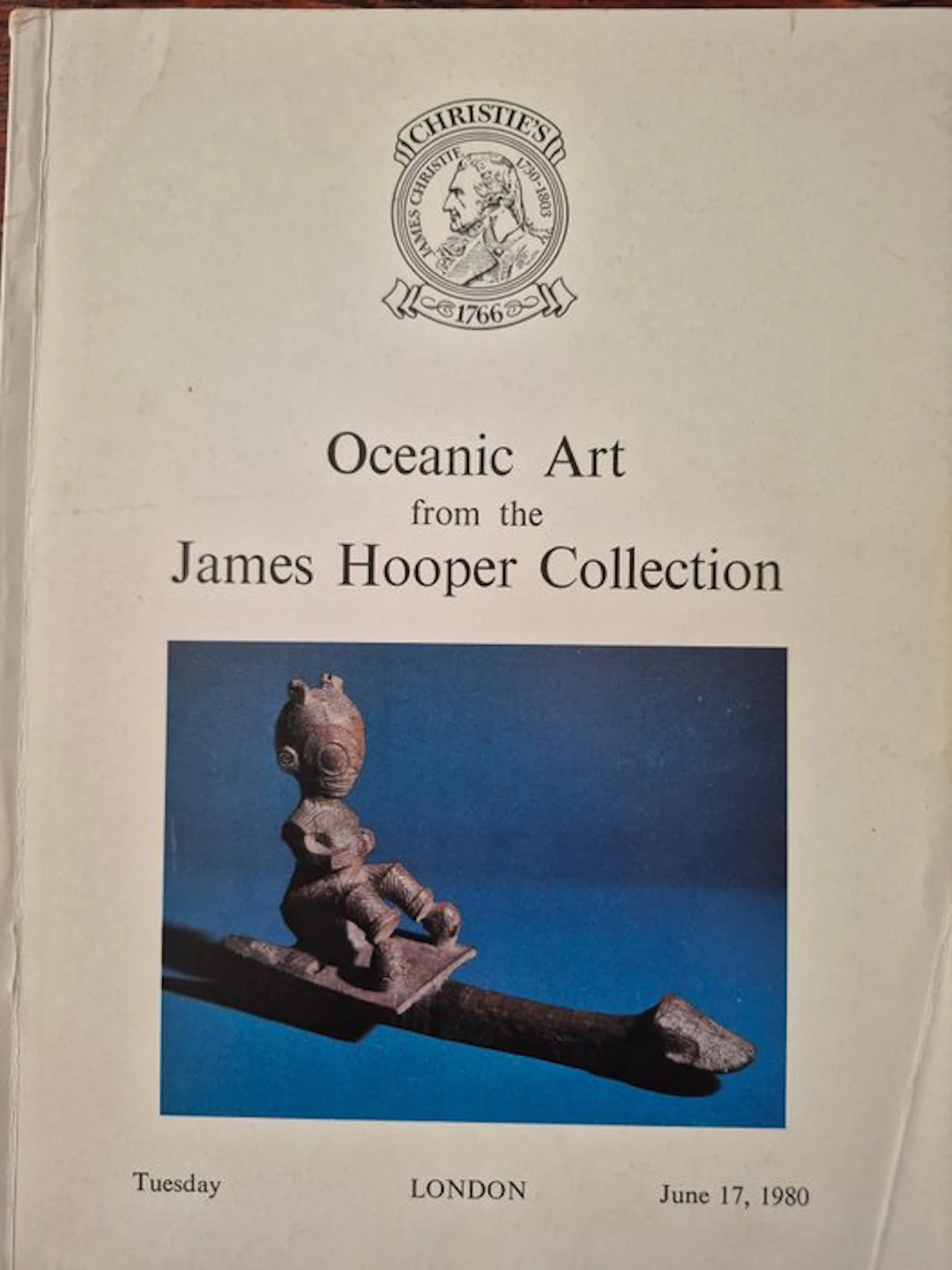 Oceanic Art: The James Hooper Collection - Christie’s 1980 - Maori