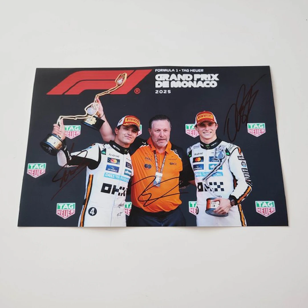 Mclaren - Monaco Grand Prix - Norris, Brown, Piastri - 2025 - Photograph
