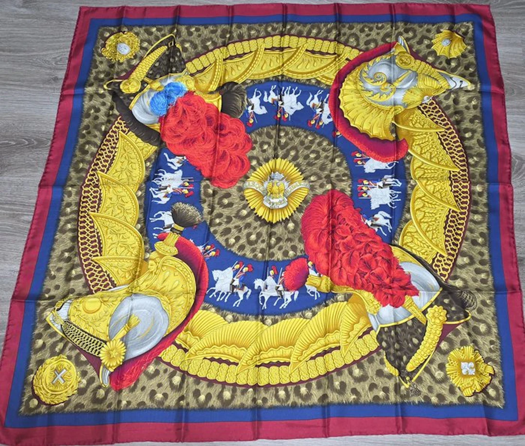 Hermès - Casques et Plumets - Foulard