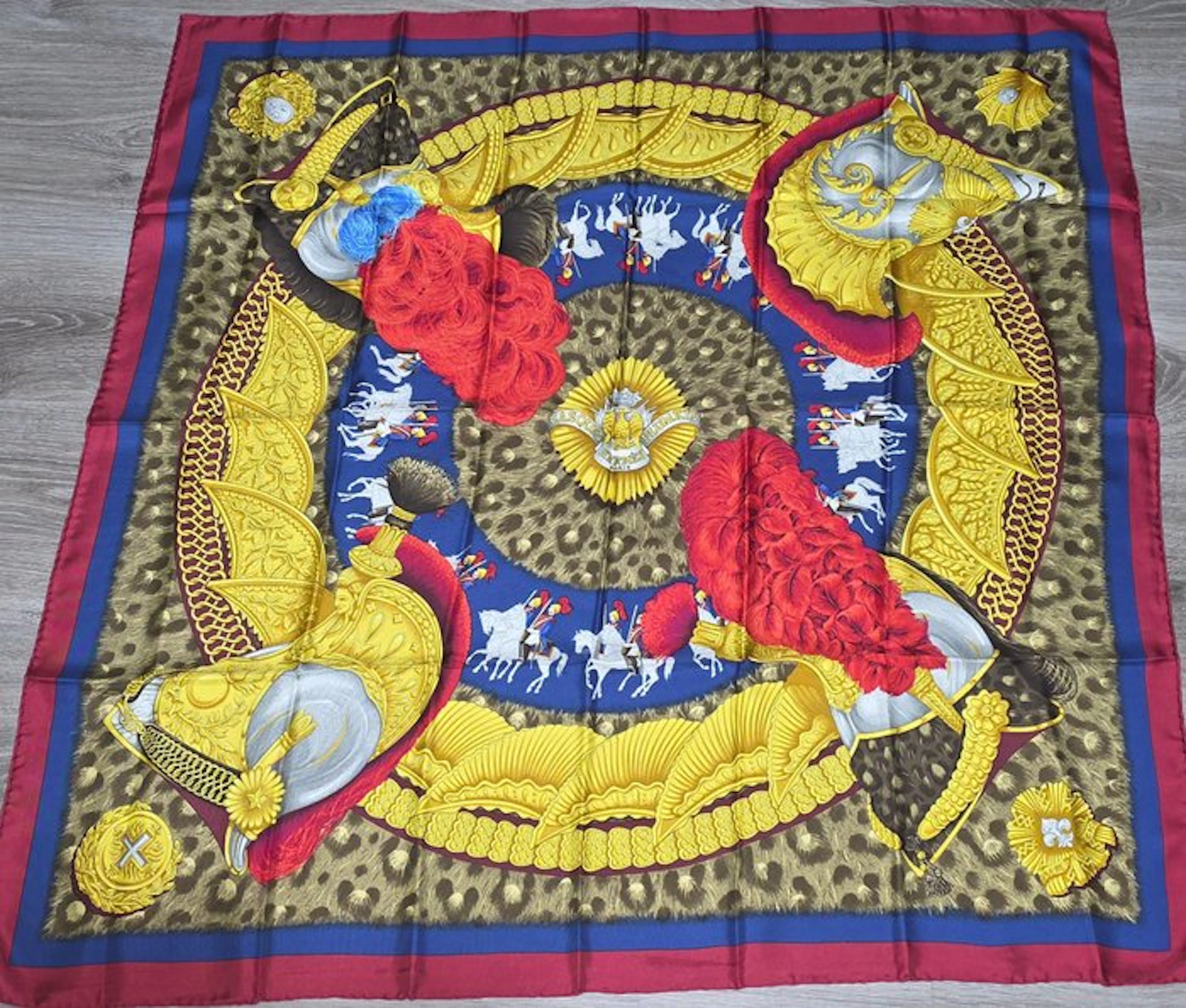 Hermès - Casques et Plumets - Foulard