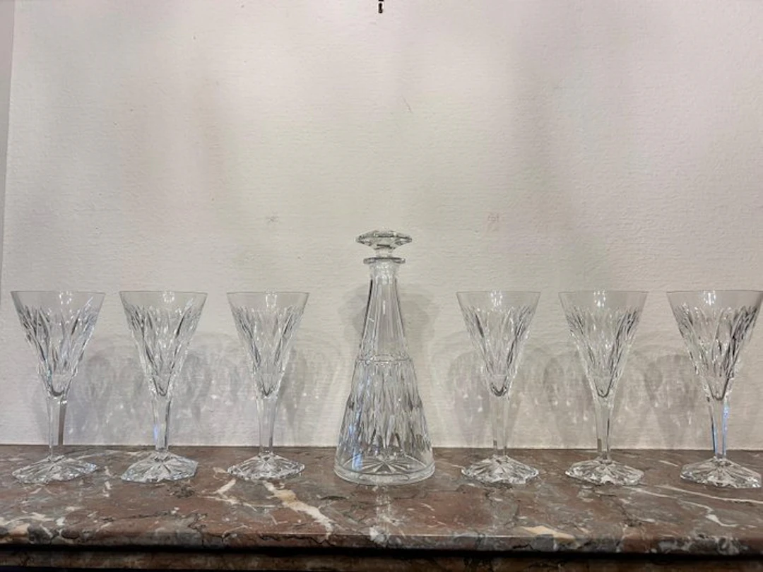 Val Saint Lambert - Wine glass (12) - Crystal