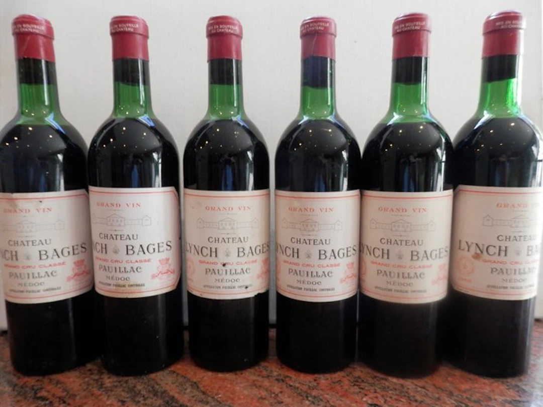 1969 Chateau Lynch Bages - Pauillac 5ème Grand Cru Classé - 6 Bottles (0.75L)