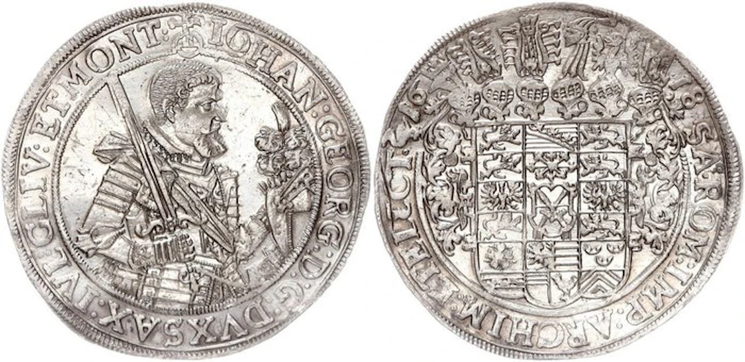 Deutschland Sachsen-Albertinische Linie. Reichstaler 1618