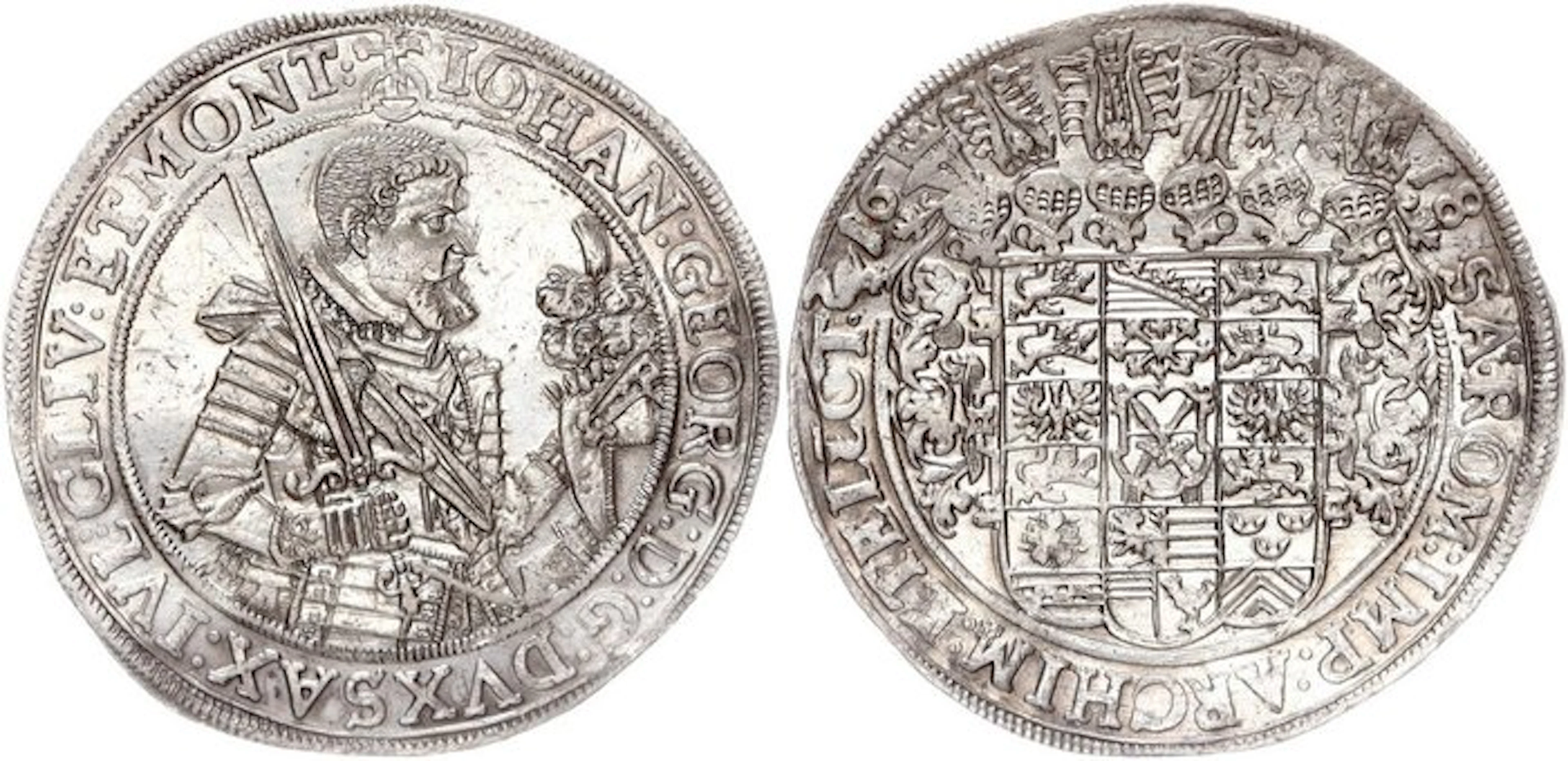 Deutschland Sachsen-Albertinische Linie. Reichstaler 1618