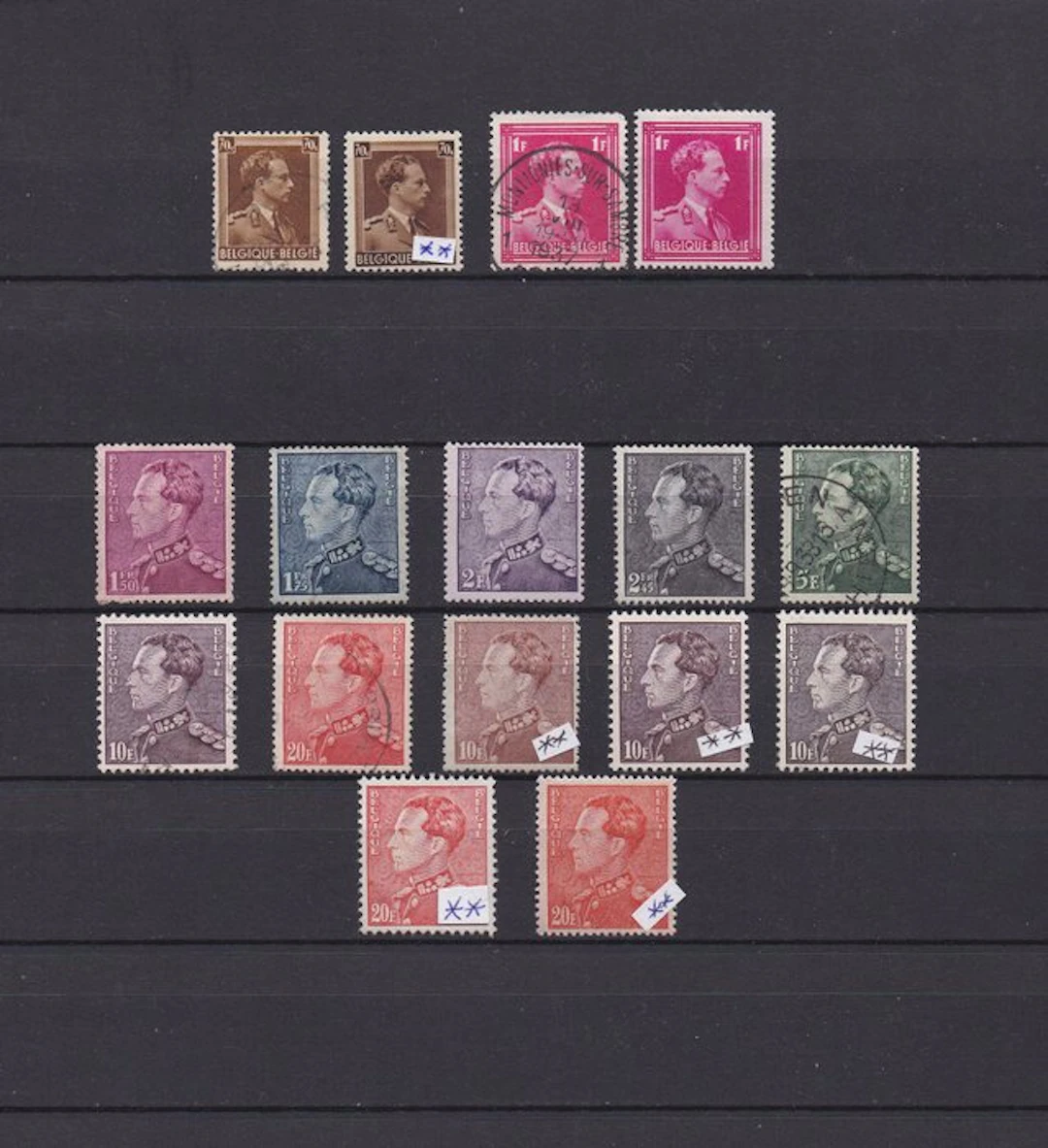 Belgium 1934/1936 - Stamps and sets