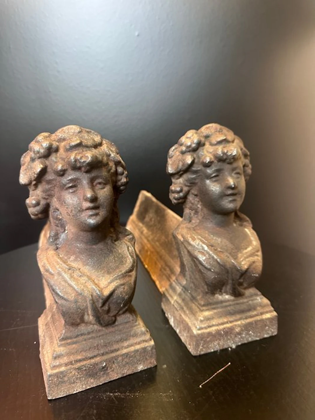 Fireplace accessory - Antique French cast-iron fireplace...