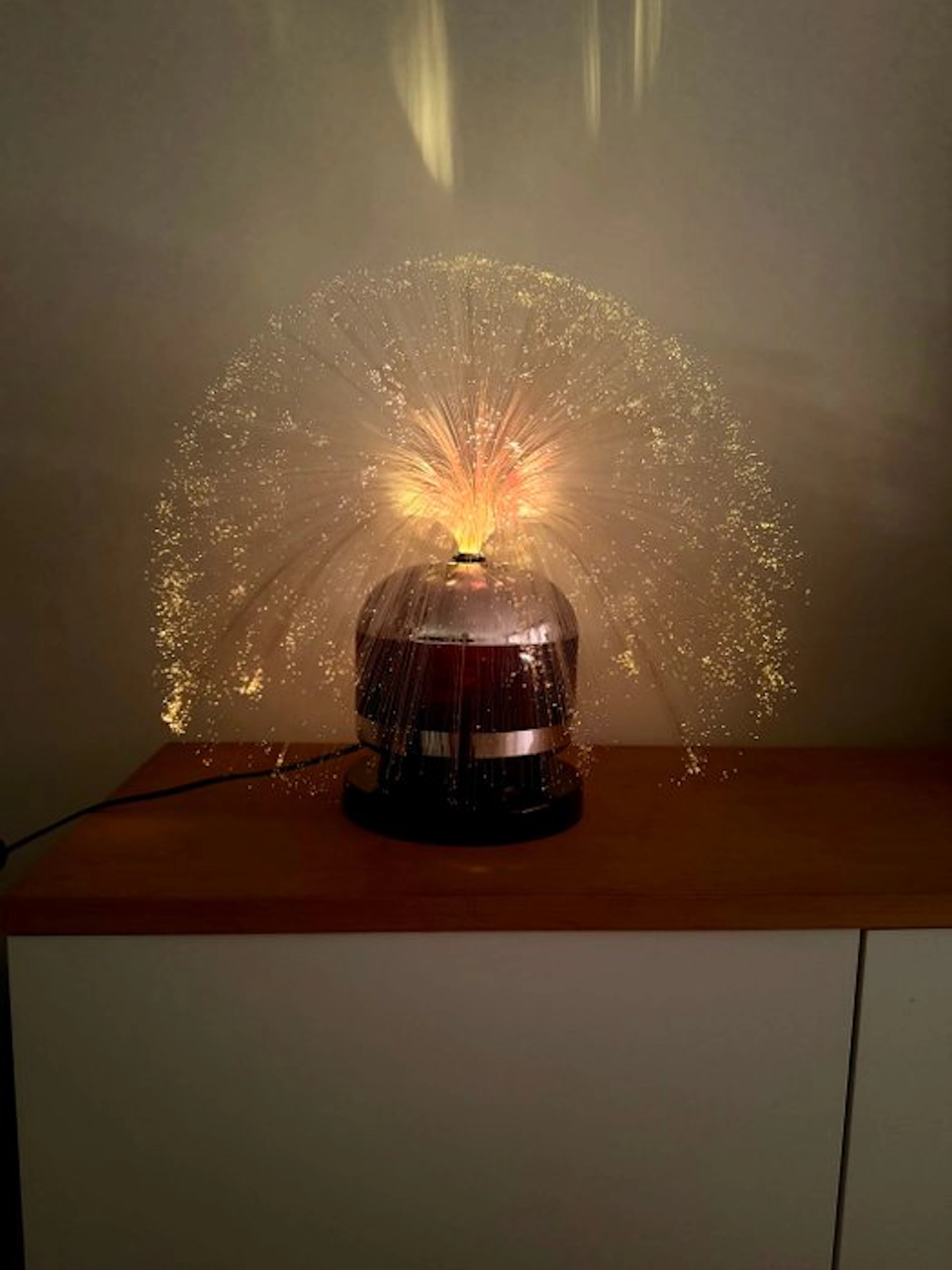 Édition Yenni - Table lamp - 1978 - Kinetic Fiber Optic...