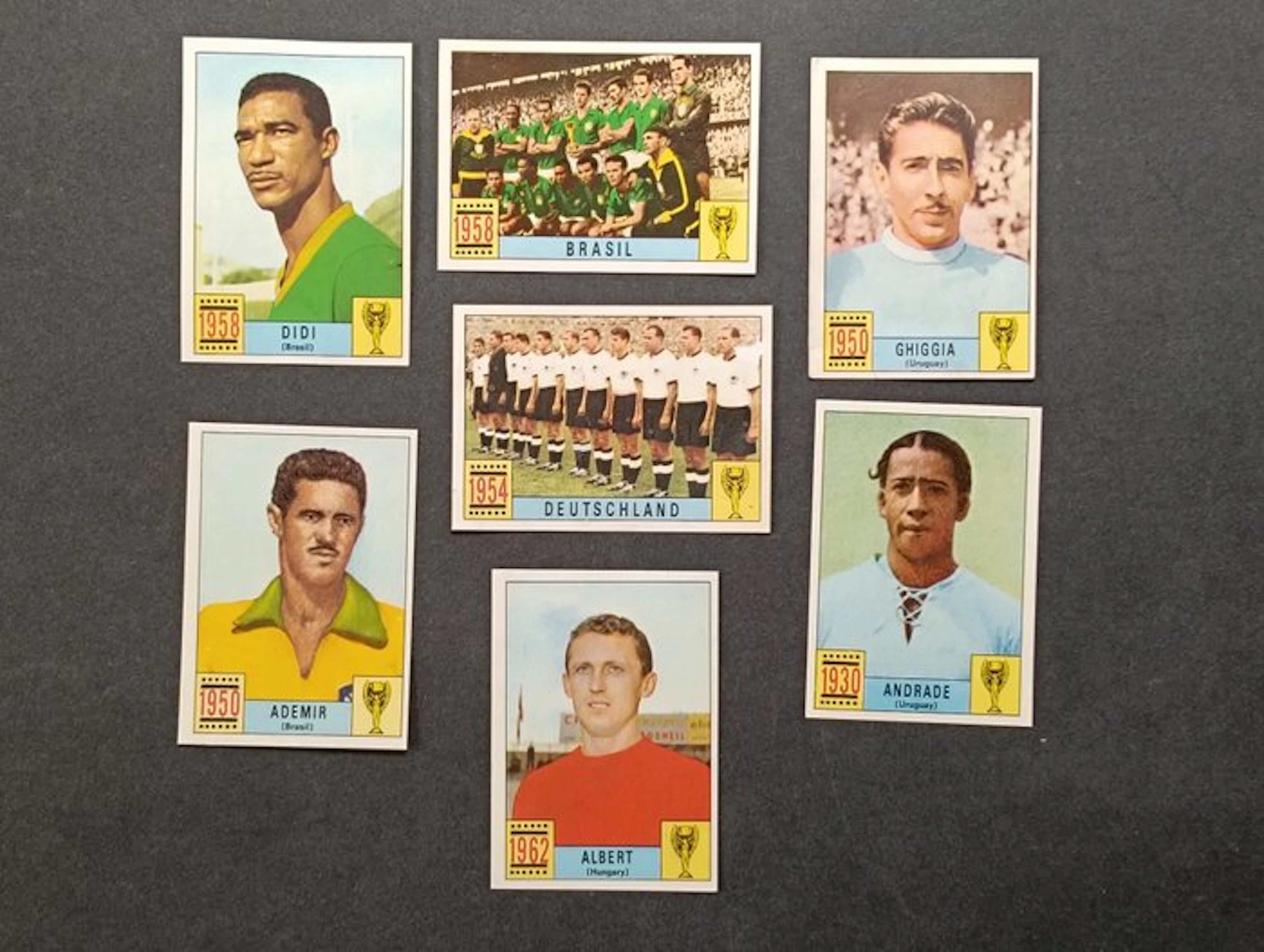 Panini Mexico 70 - 7 Figurine Campioni Storici - Didi
