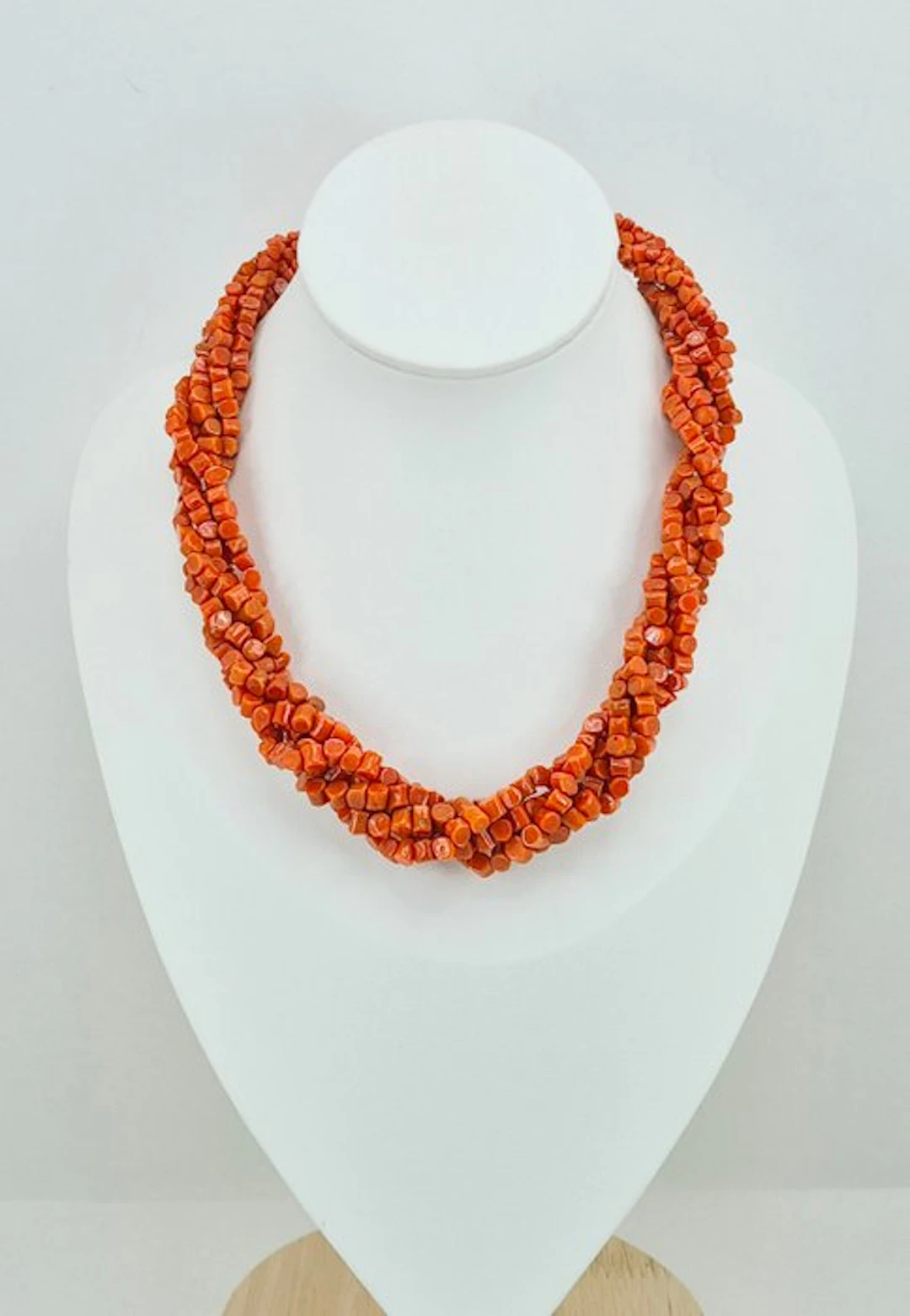 Blood Coral - Silver - Necklace - CORALLO MEDITERRANEO