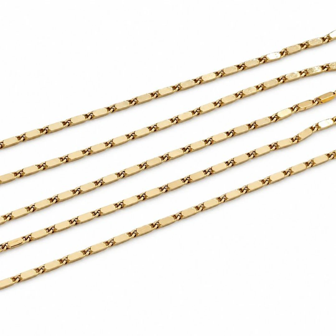 UnoAErre - Necklace - 18 kt. Yellow gold - Made in Italy - Handmade