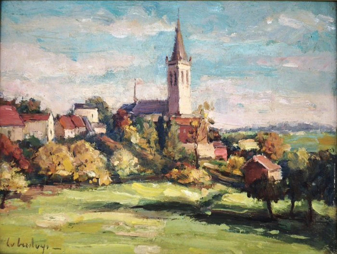 Luce Versluys (1912-?) - Vue de village