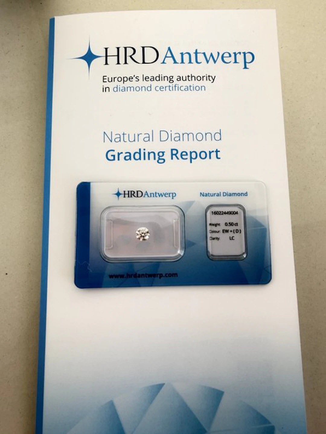 No reserve price - 1 pcs Diamond (Natural) - 0.50 ct...