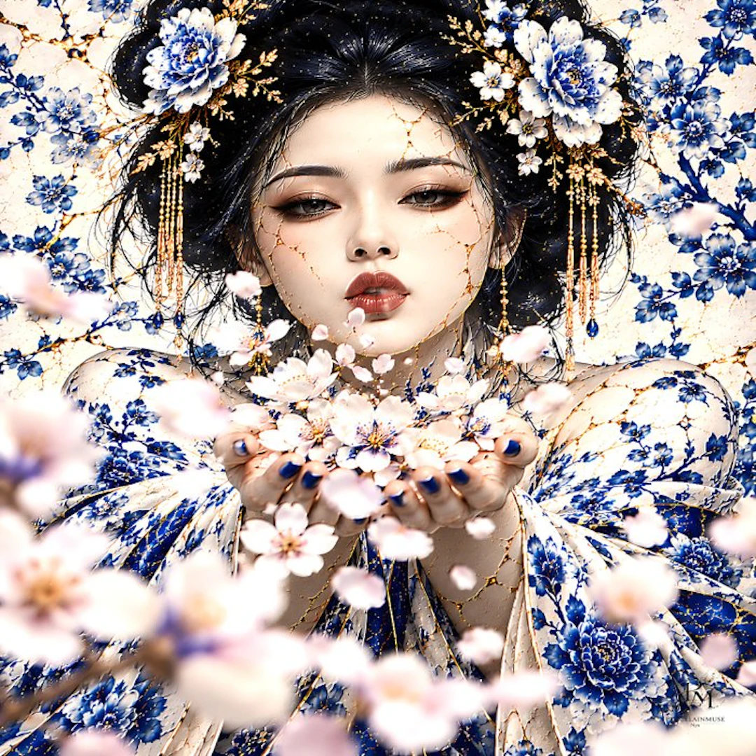 NYX - La Dame Kintsugi aux Pétales Enchantés
