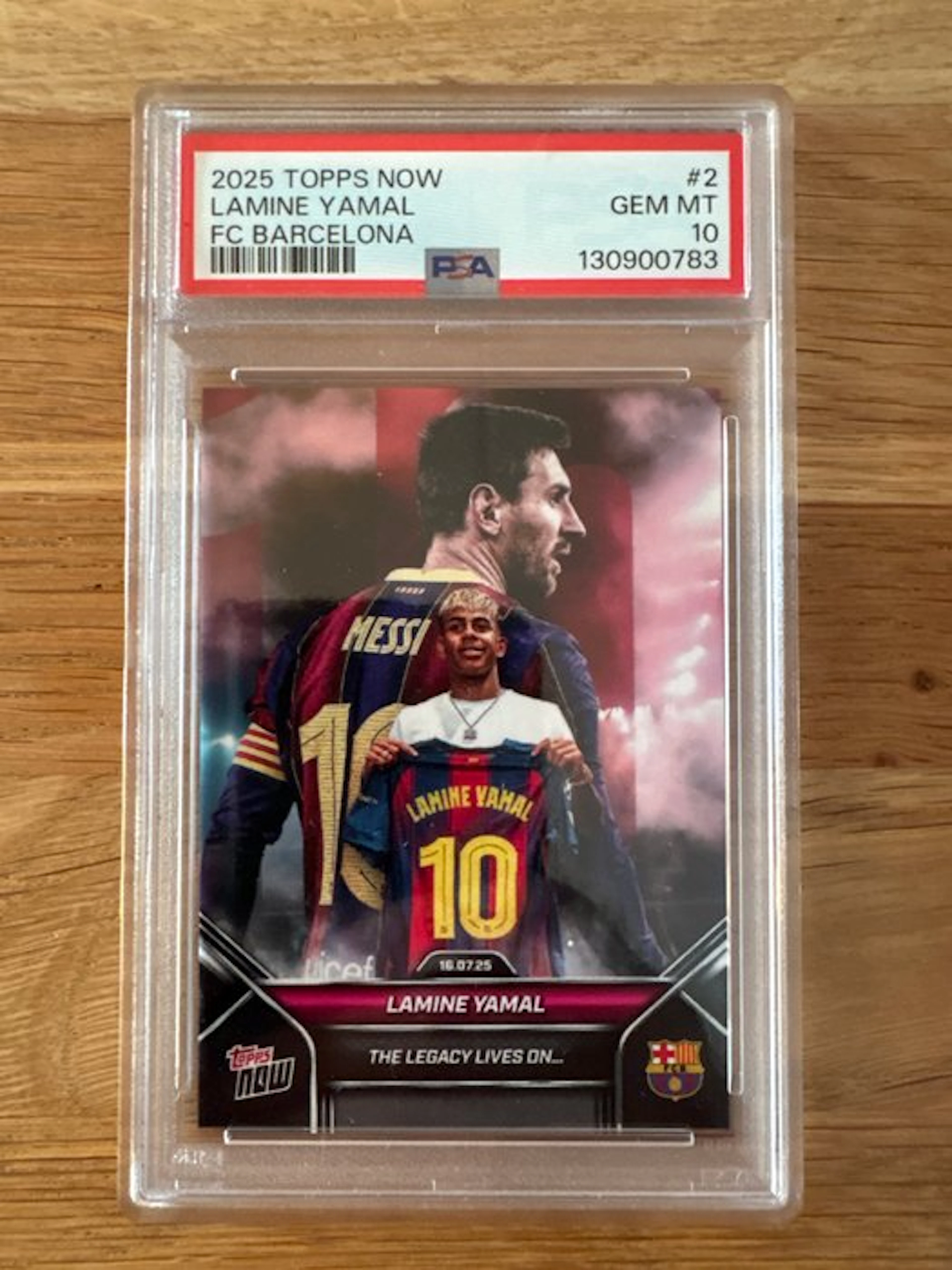 2025 Topps Topps Now Lamine Yamal
