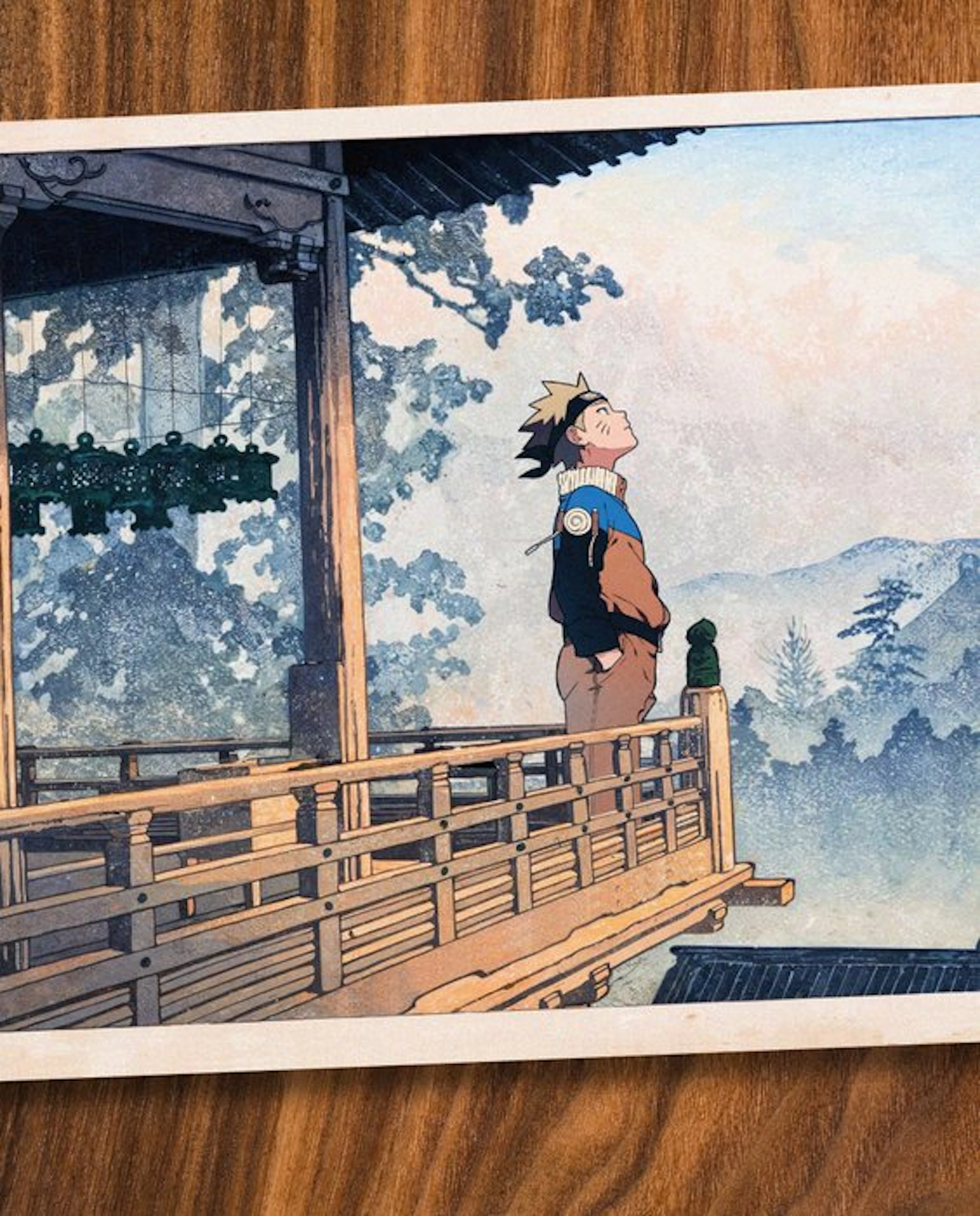Kodo88 - Wooden Dreams of Naruto 木造の夢 - Limited Edition (8/10) – Hand Signed