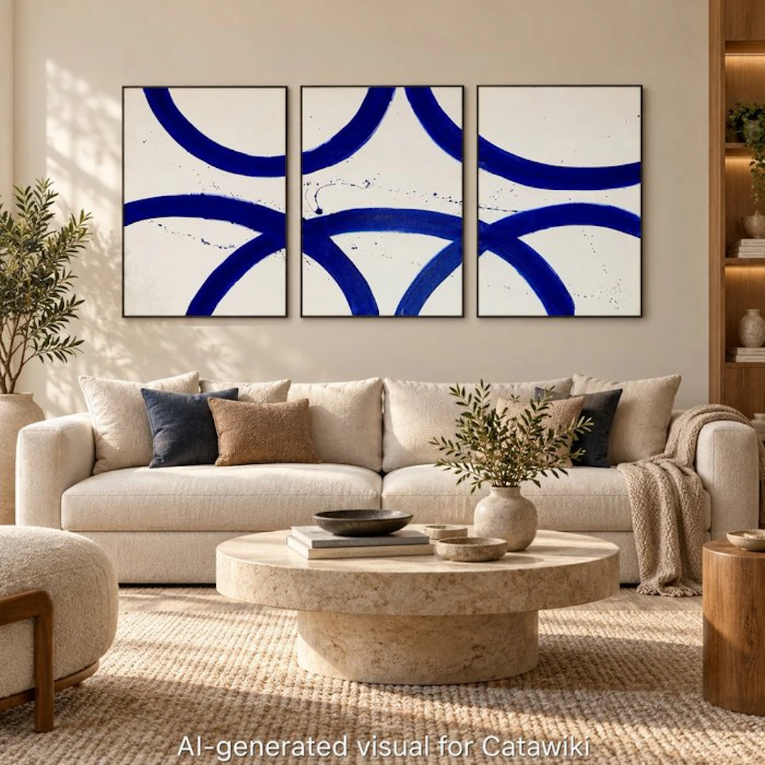Emanuela Pecchia - XXXL- Traiettorie Blu - TRITTICO NO RESERVE