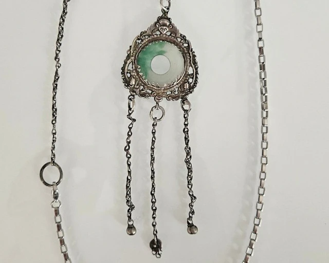 Rare Chinese châtelain - Silver - China - Qing Dynasty (1644-1911)
