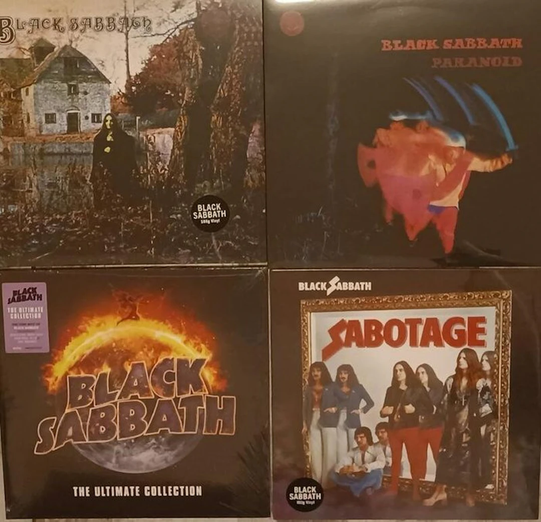 Black Sabbath - 4x Modern Repress Albums all still...