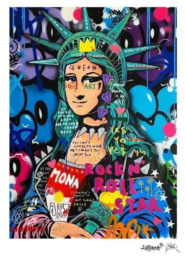 Jisbar et Cope2 (XX-XXI) - Iconic Mona - derniers tirages en stock !