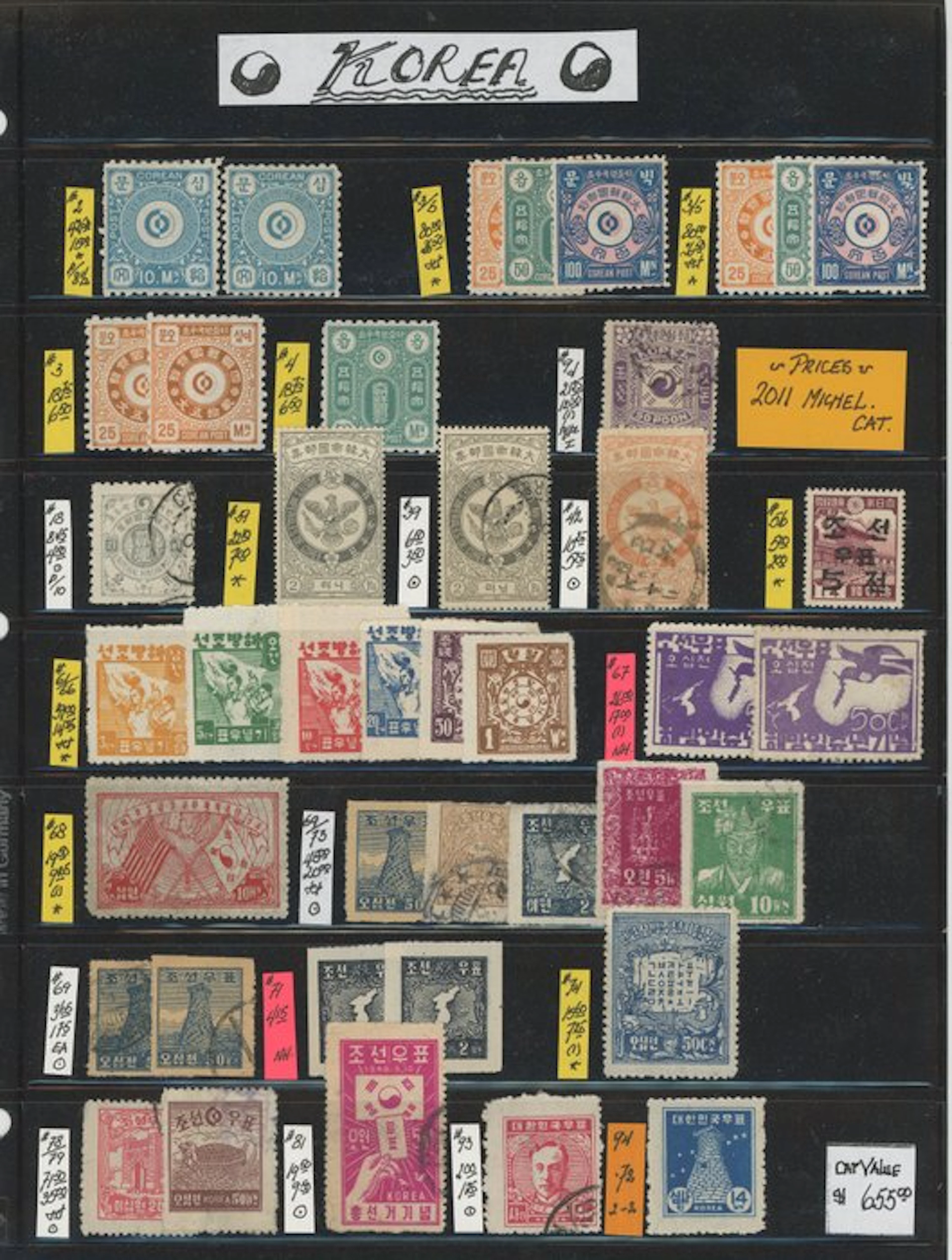South Korea - ESTIMATE +2500 - From dealer stock