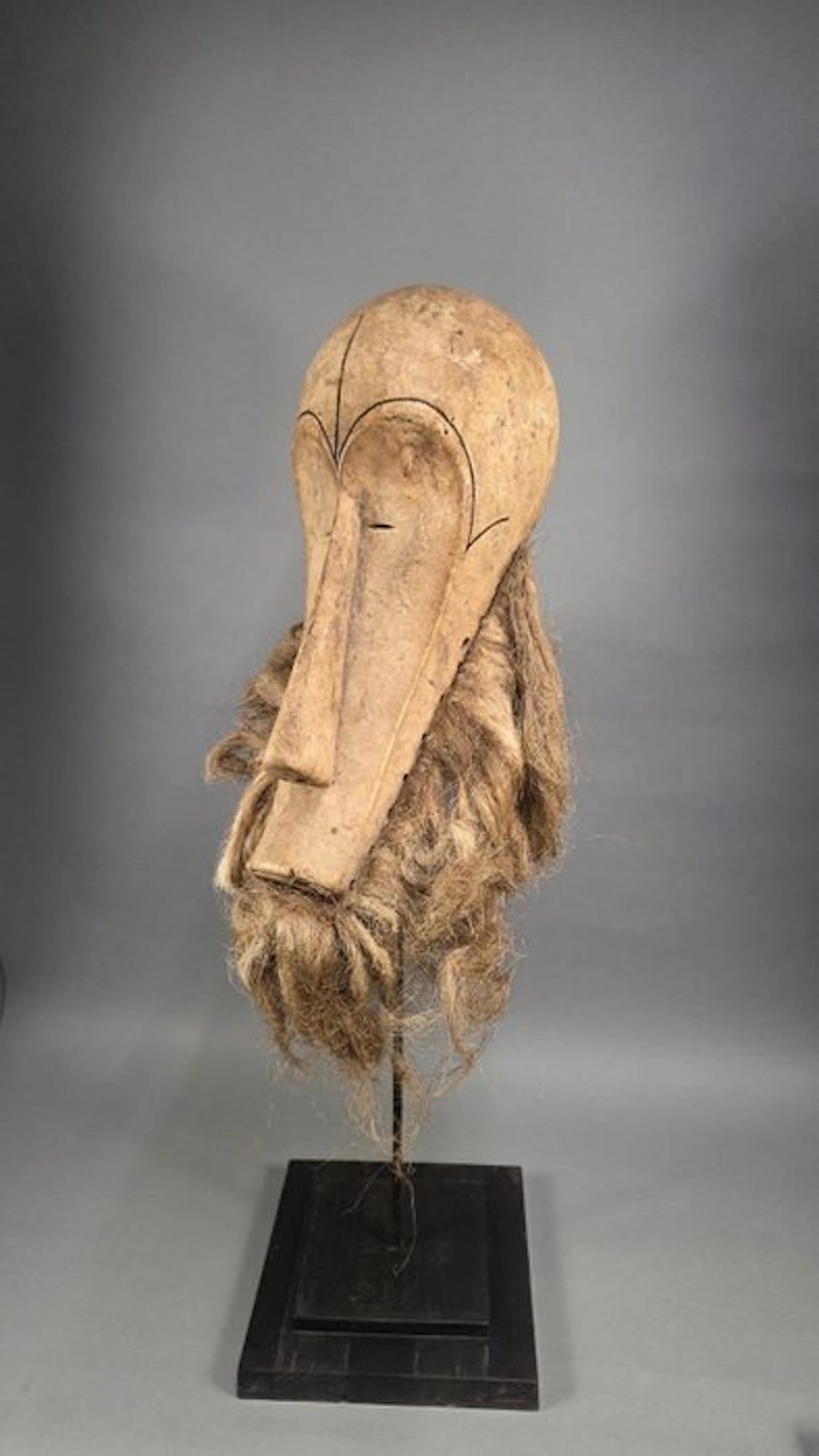 Wood and raffia mask - Fang - Gabon (No reserve price)