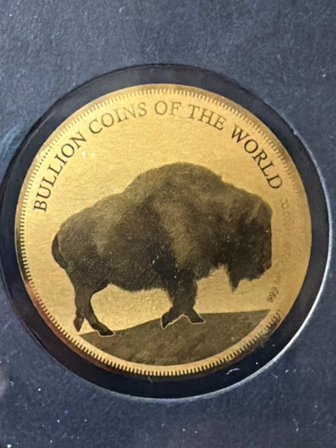 Chad. 5000 Francs 2019 Cape Buffalo, 1/200 Oz (.999) (No reserve price)