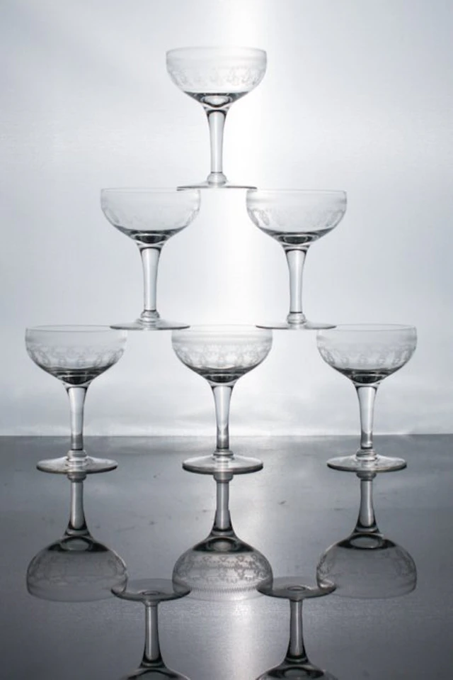 Baccarat - Champagne glass (6) - Glass