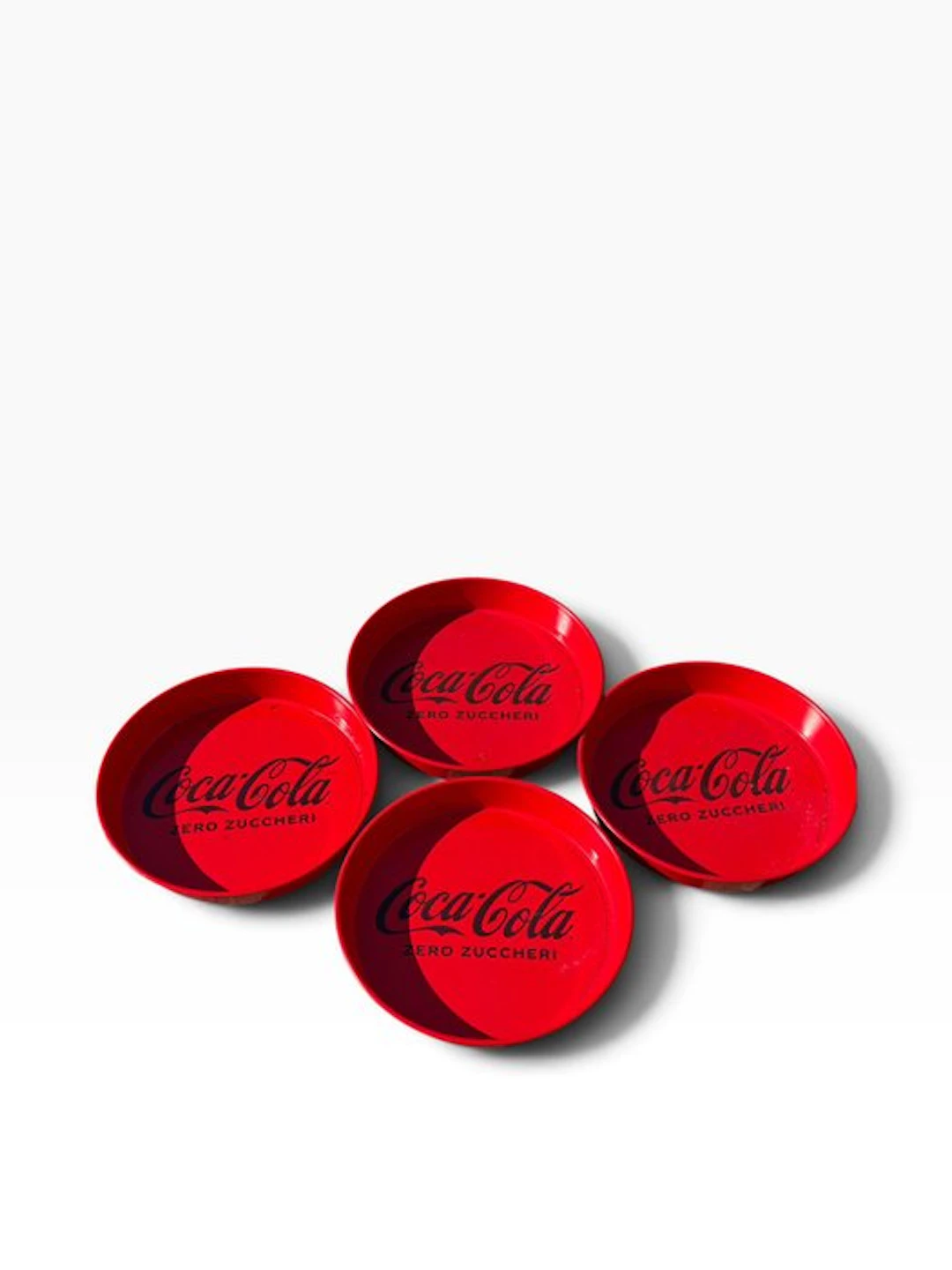 COCA COLA - Tray (4) - Metal - advertising material