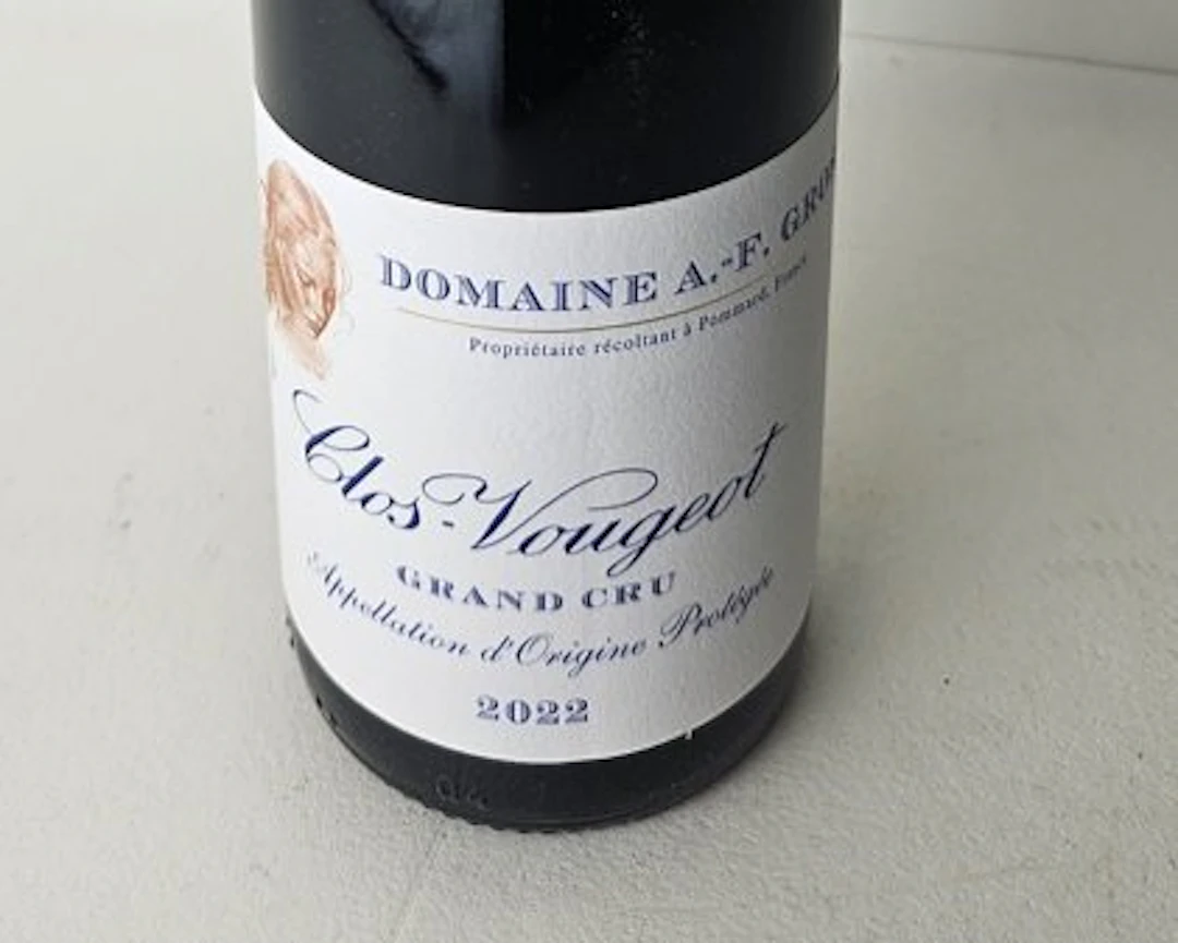 2022 Domaine A.F Gros - Clos Vougeot Grand Cru - 1 Bottles (0.75L)