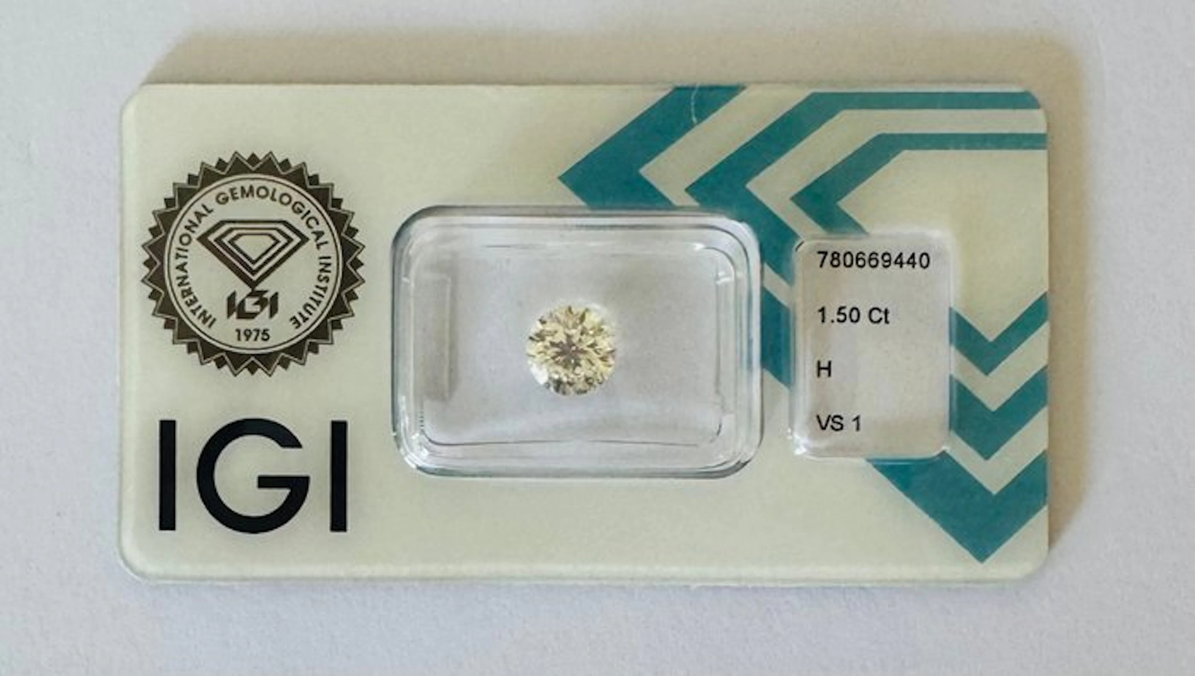 No reserve price - 1 pcs Diamond (Natural) - 1.50 ct...