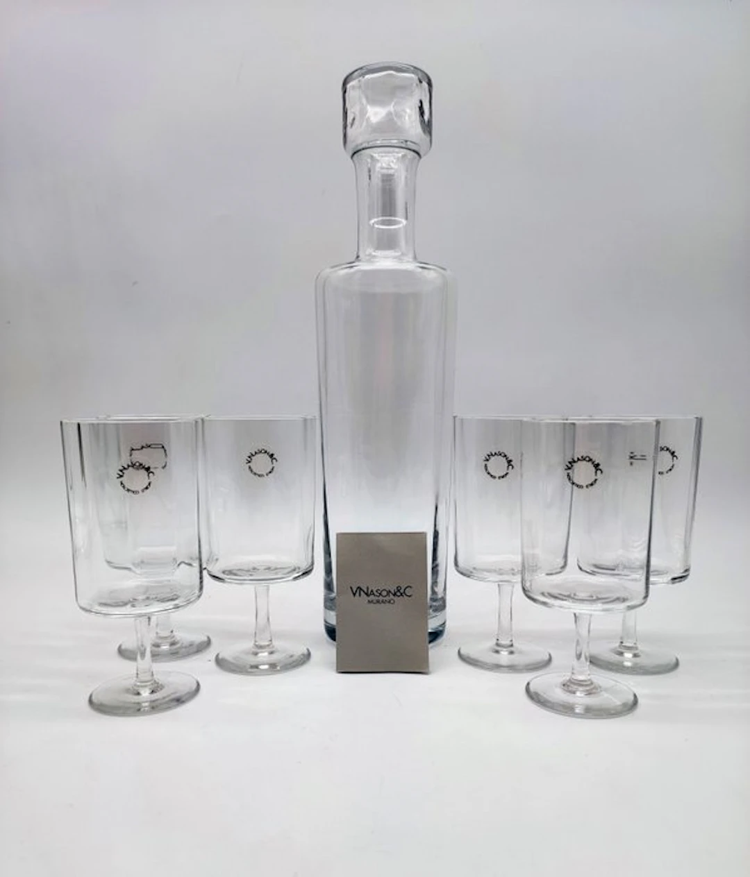Carlo Nason - Drinking set for 6 - V.Nason&C: - Glass...