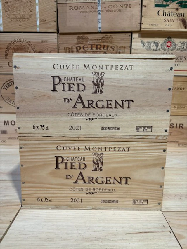 2021 Château PIED D’ARGENT cuvée Montpezat - Bordeaux - 12 Bottles (0.75L)
