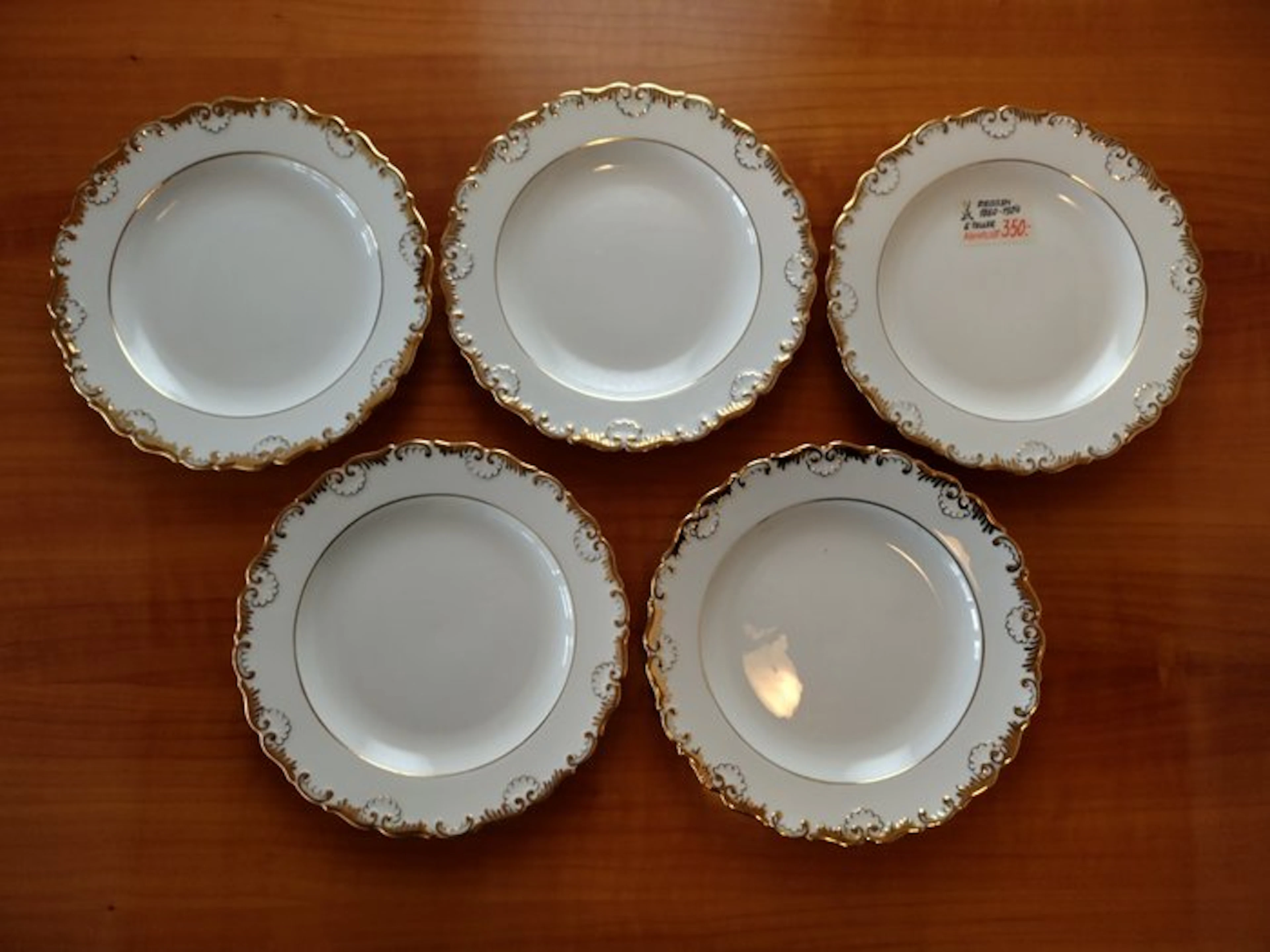 Meissen - Plate (5) - Porcelain