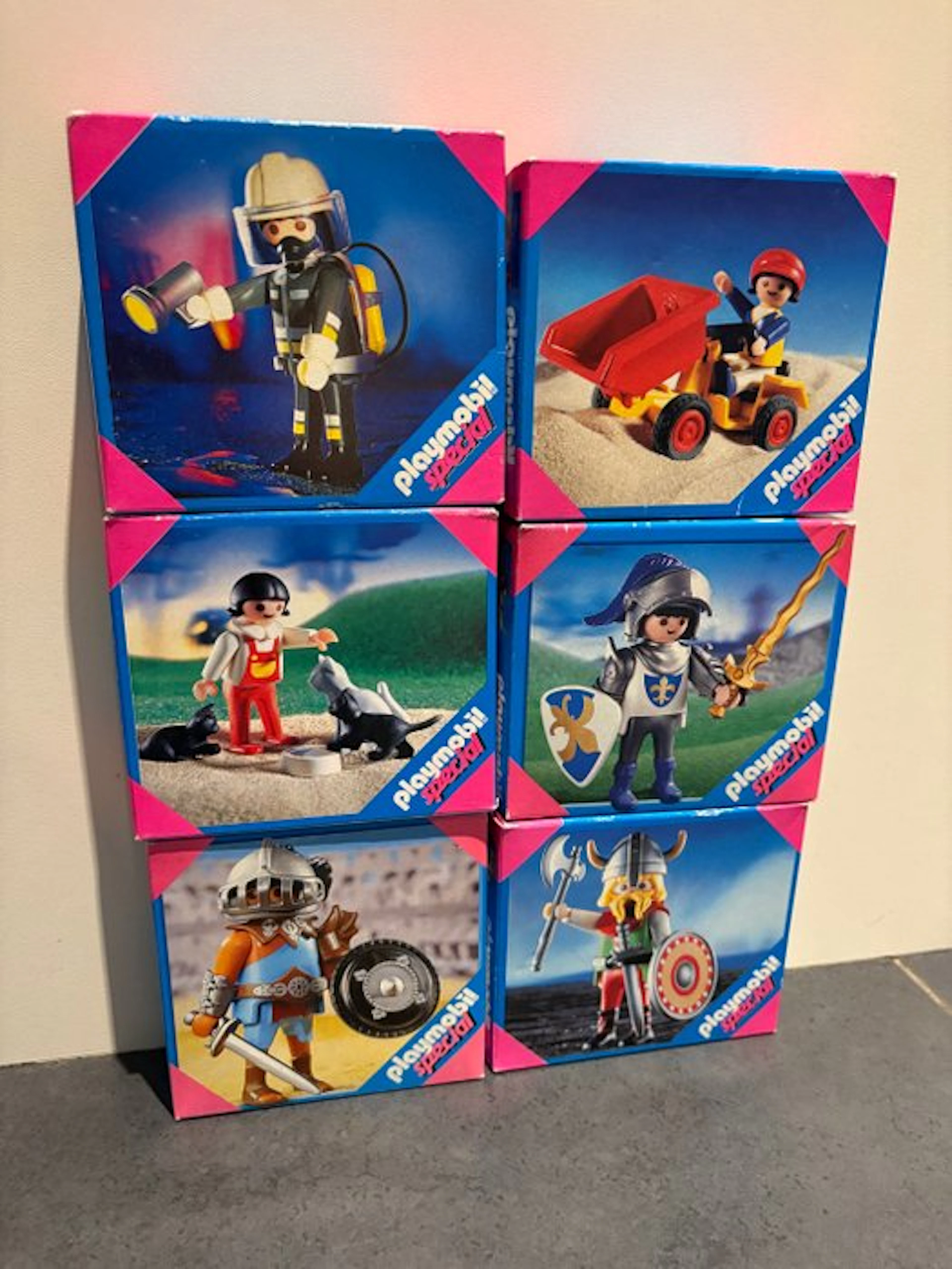 Playmobil - Toy Sealed boxes! 4608, 4600, 4605, 4616, 4653, 4599 - 1990-2000