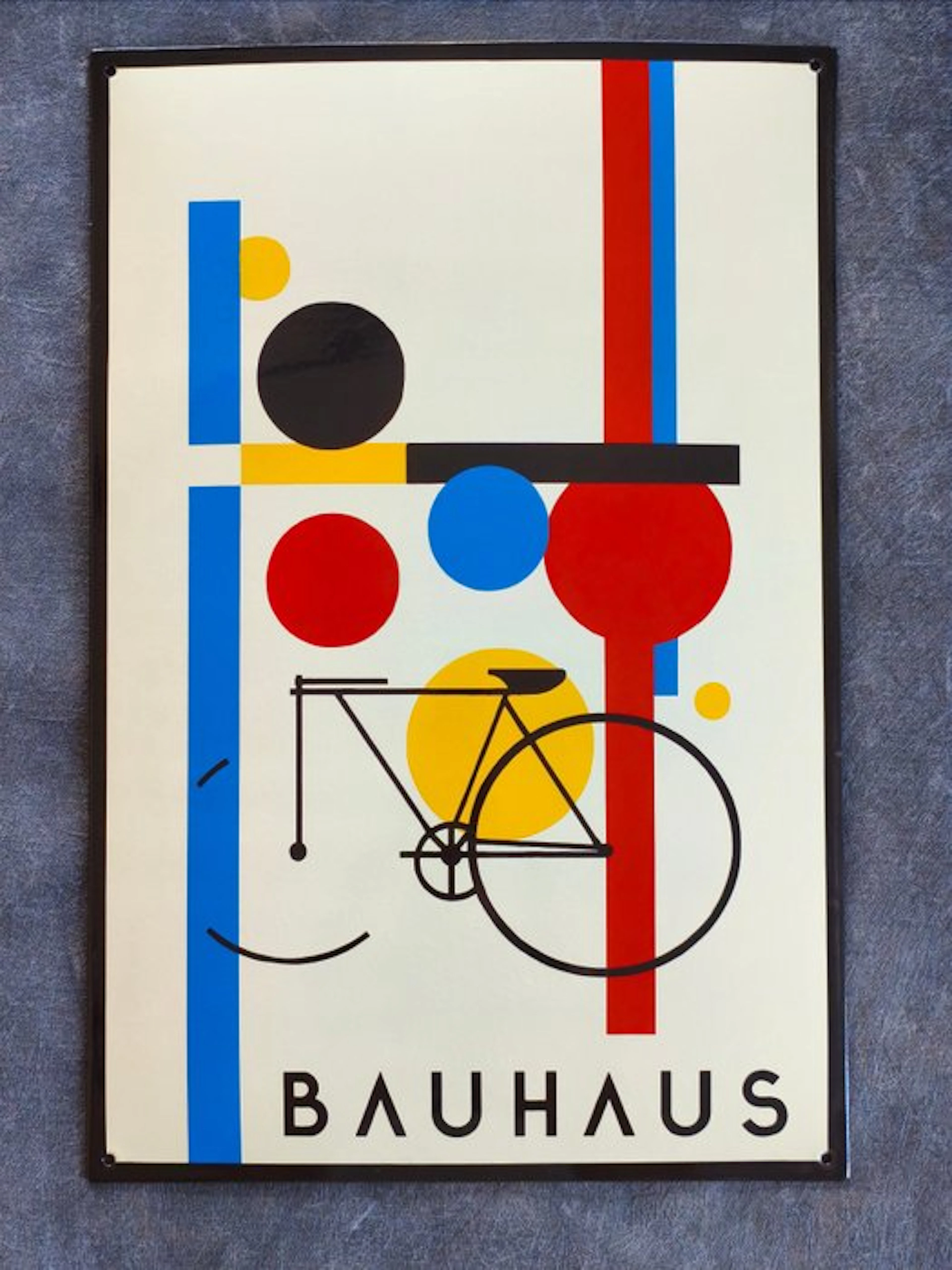 Bauhaus - enamel sign BAUHAUS Fahrrad C Bike Emailschild Emaille Schild