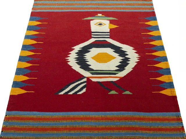 Handwoven designer Kilim – collector's piece. - Kelim - 117 cm - 94 cm