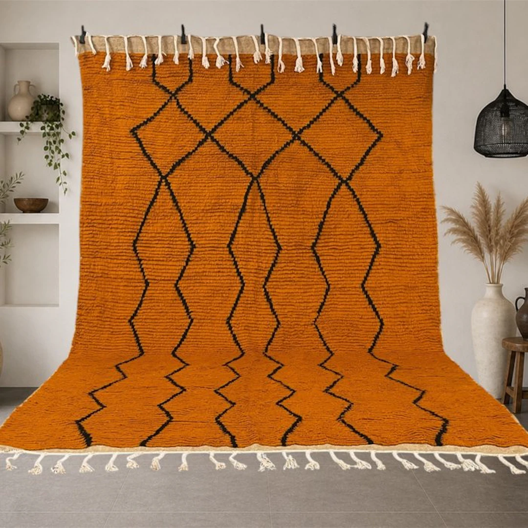 Berber, 100% wool rug – traditional weaving – new...