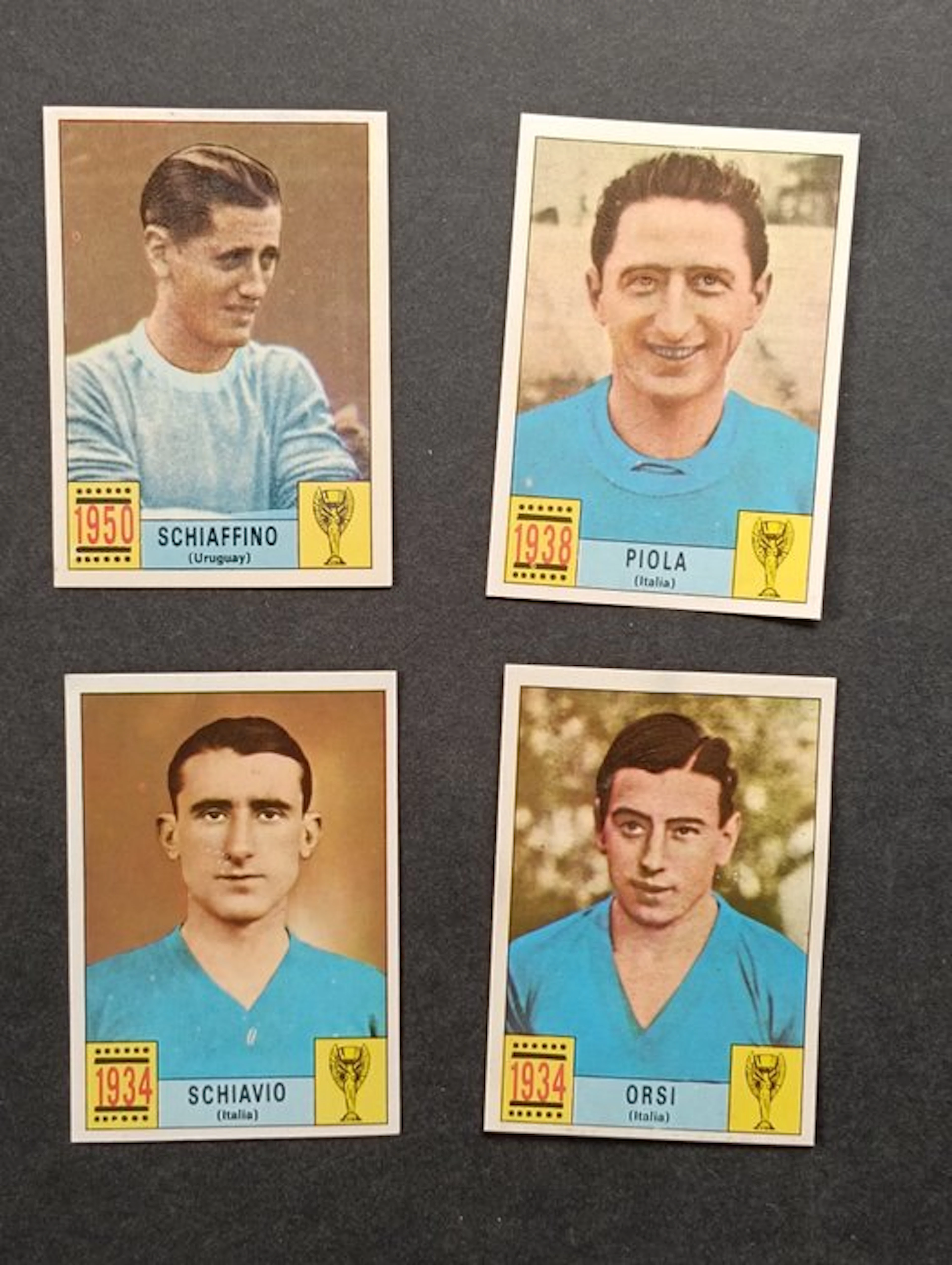 Panini Mexico 70 - 4 Figurine Campioni Storici - Piola