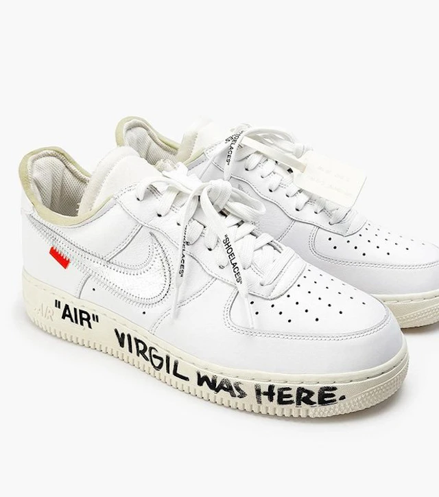 Nike - Air Force 1 Low, Signed by Virgil Ablo - Sneakers - Size: EU 42.5