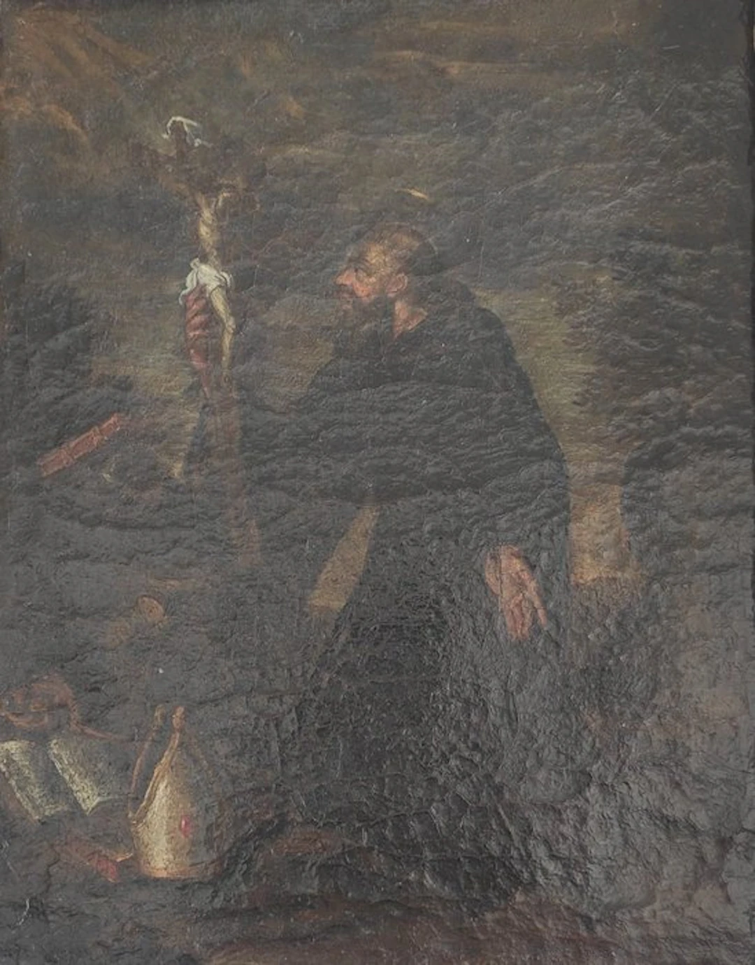 Italian school (XVIII) - San Gerolamo penitente