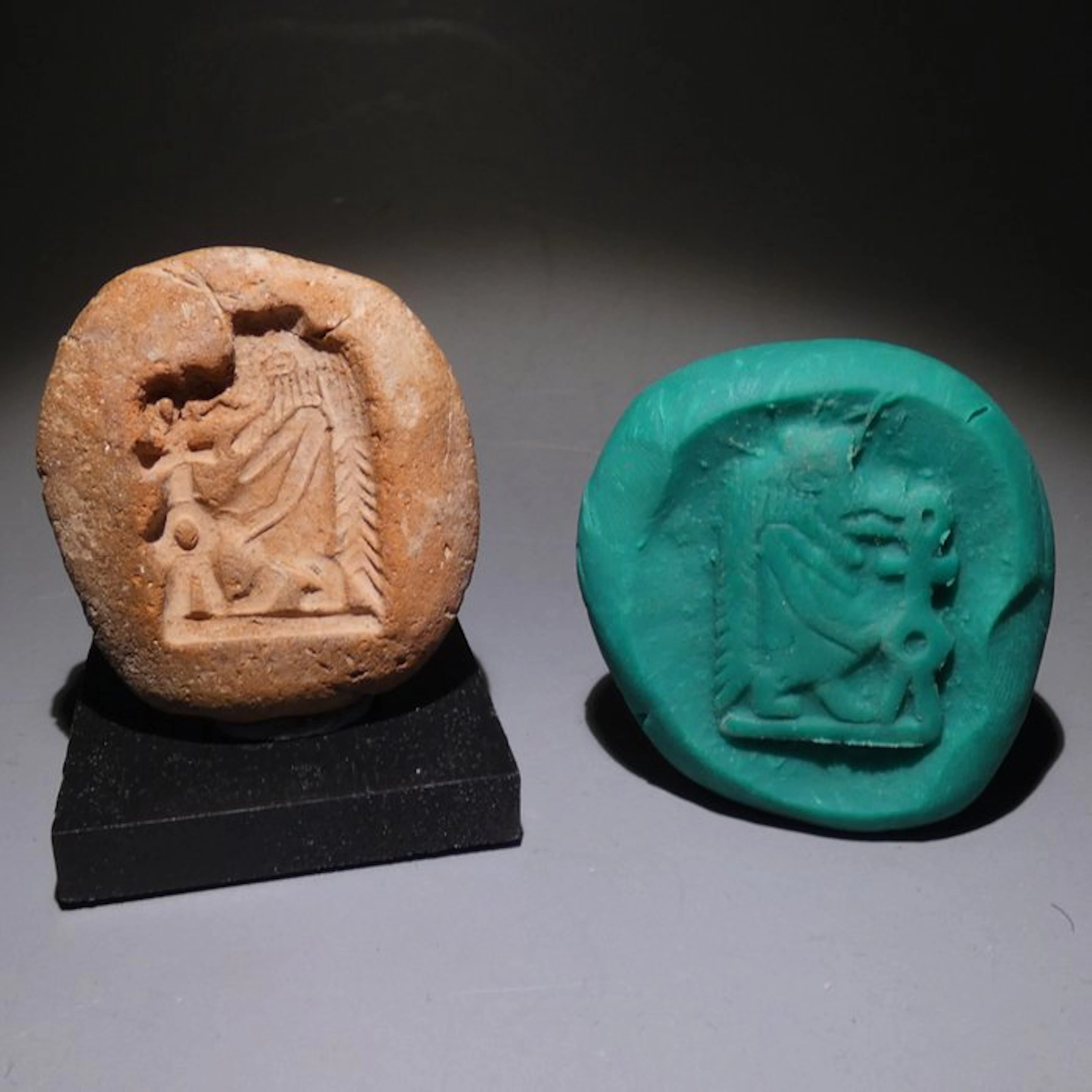 Ancient Egyptian Terracotta Mould for making Taweret goddess