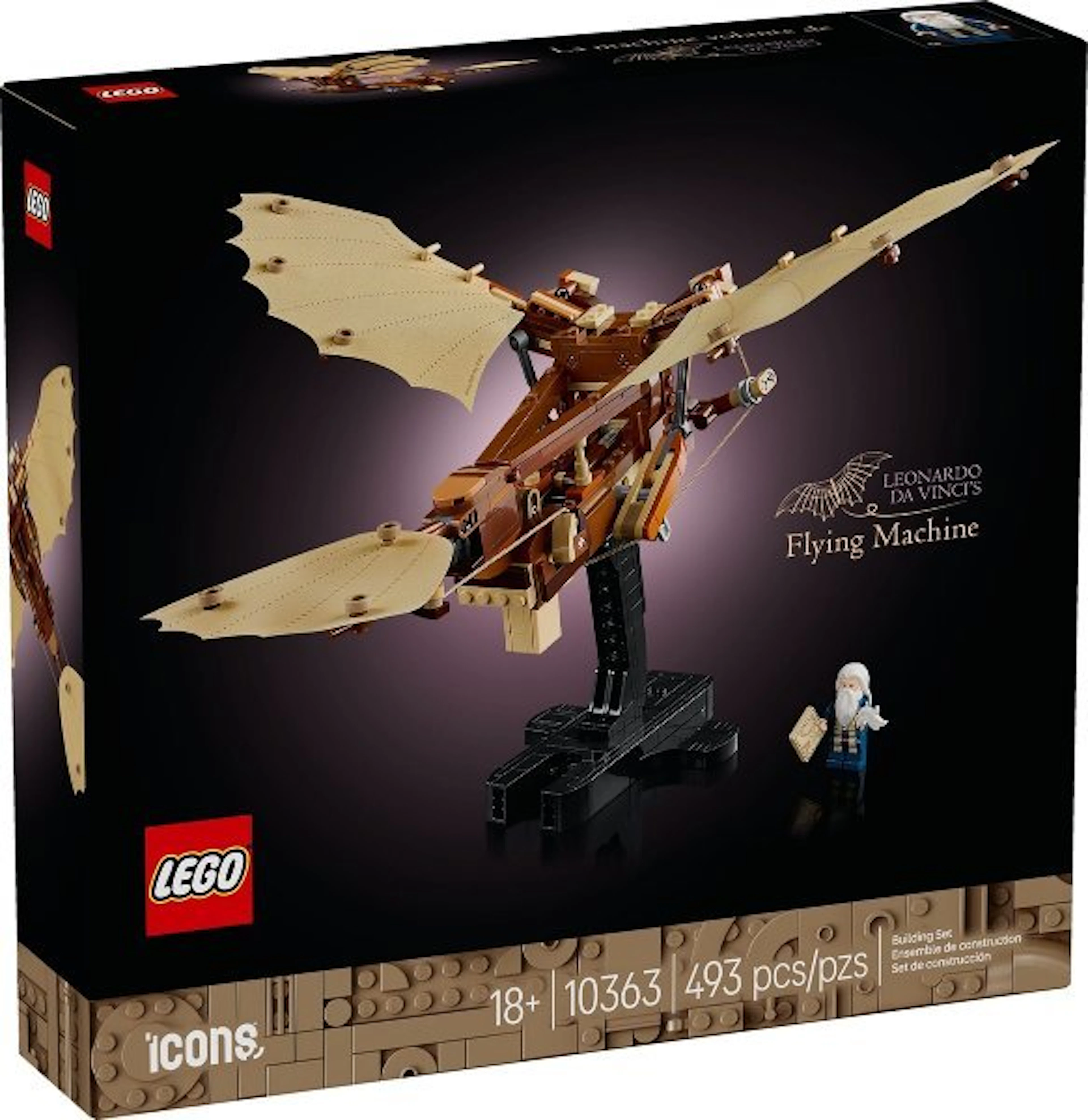 LEGO Set - 10363 - Icons - Leonardo da Vinci's Flying Machine