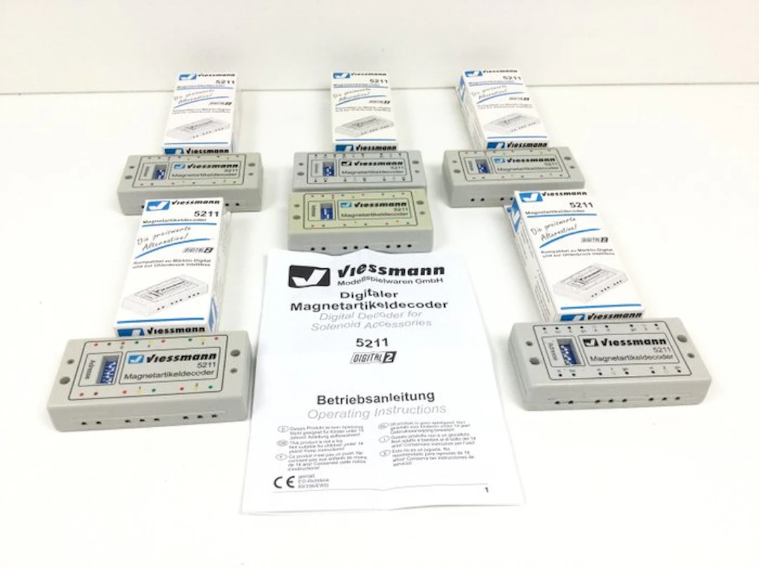 Viessmann H0 - 5211 - Electronics (6) - Six changeover/end decoders